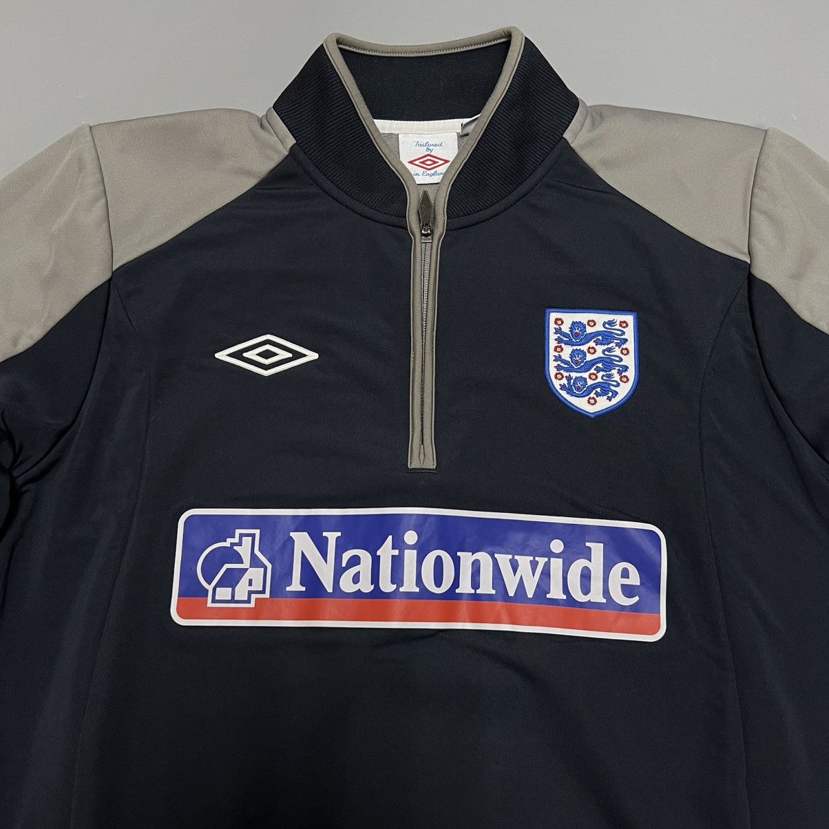 Umbro × Vintage Vintage 00s Umbro England National Football Team Sweatshirt Size US M / EU 48-50 / 2 - 2 Thumbnail