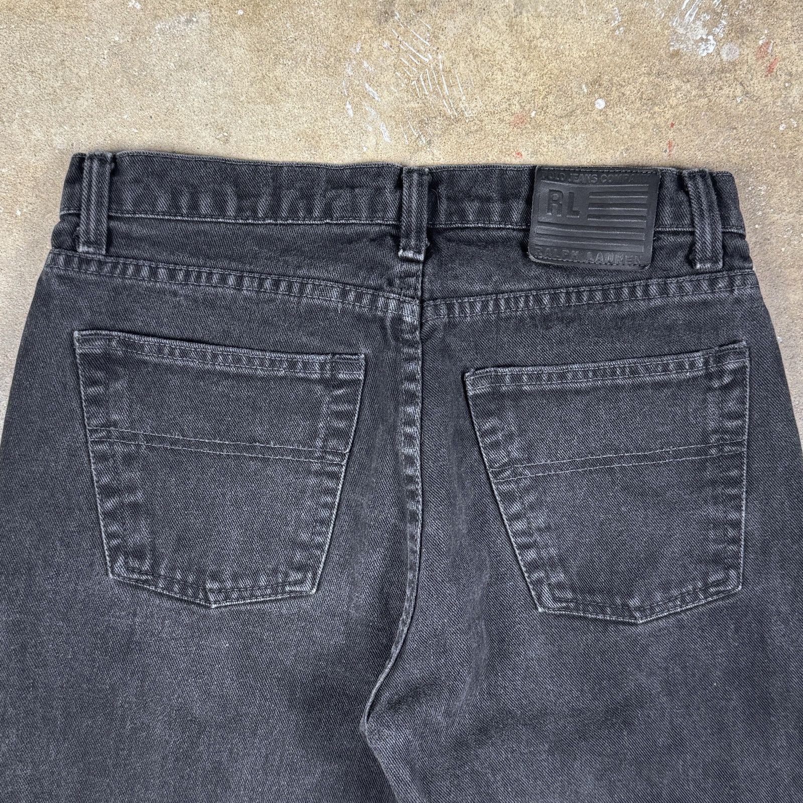 Polo Ralph Lauren Vintage Polo Jeans Co Ralph Lauren Women’s Black Denim Sz 8 Size 30" / US 8 / IT 44 - 7 Thumbnail