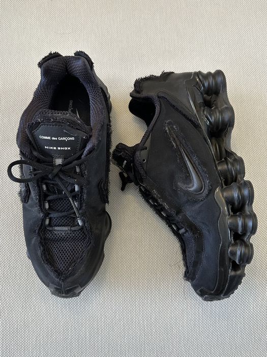 Nike shox tl comme des best sale garcons black