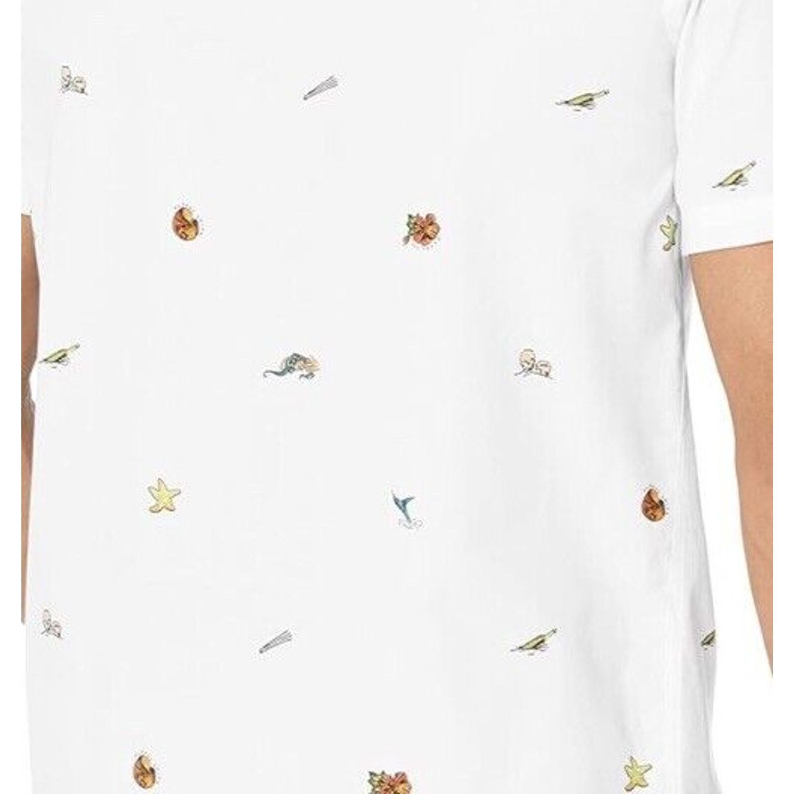 Paul Smith NWT $175 PAUL SMITH Short Sleeve Beach Motif Shirt. Small. Size US S / EU 44-46 / 1 - 2 Thumbnail