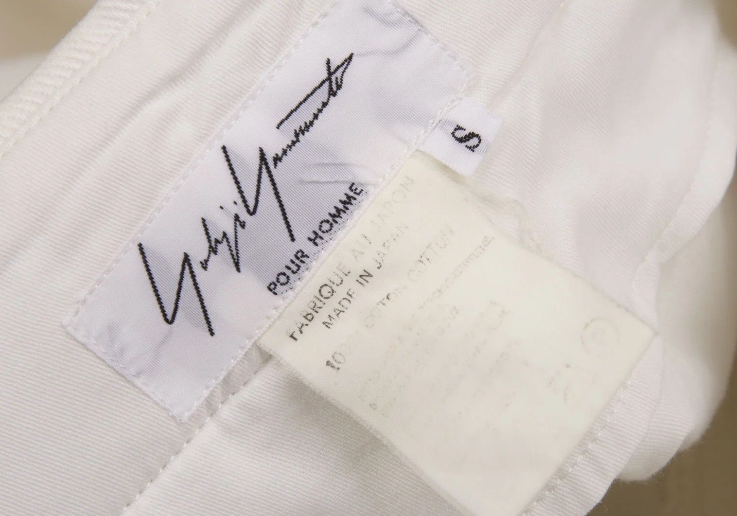Yohji Yamamoto Yohji Yamamoto Cotton Two-Tuck Tapered Work Pants Size US 30 / EU 46 - 14 Thumbnail