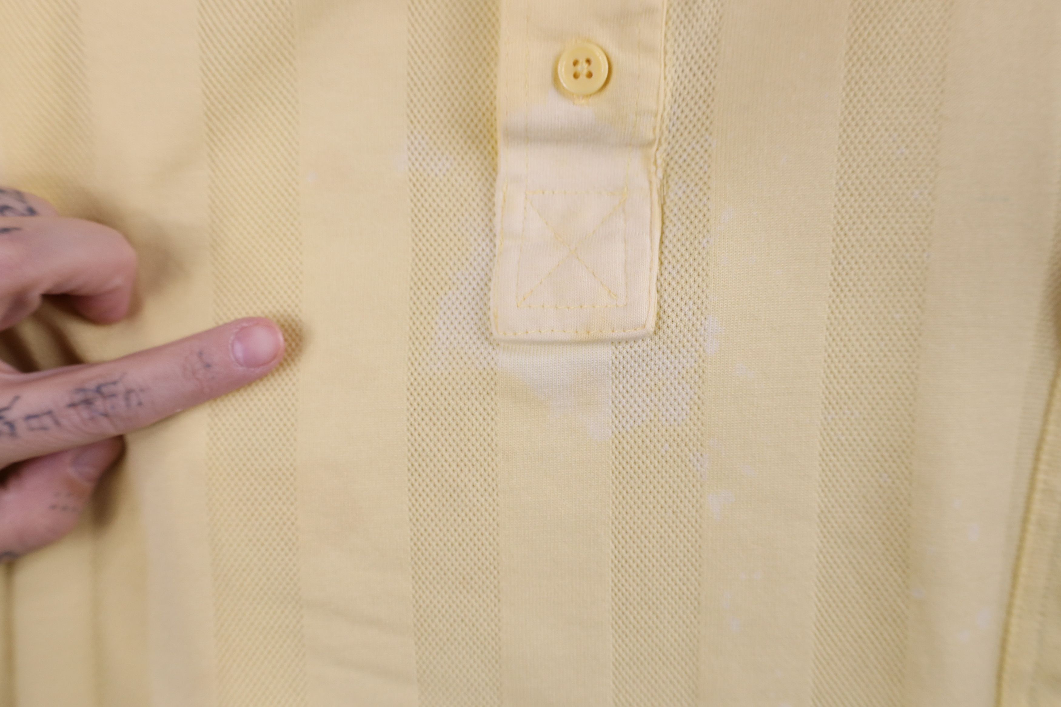 Vintage Vintage 90s Streetwear Knit Pullover Polo Shirt Yellow Size US XXL / EU 58 / 5 - 4 Thumbnail