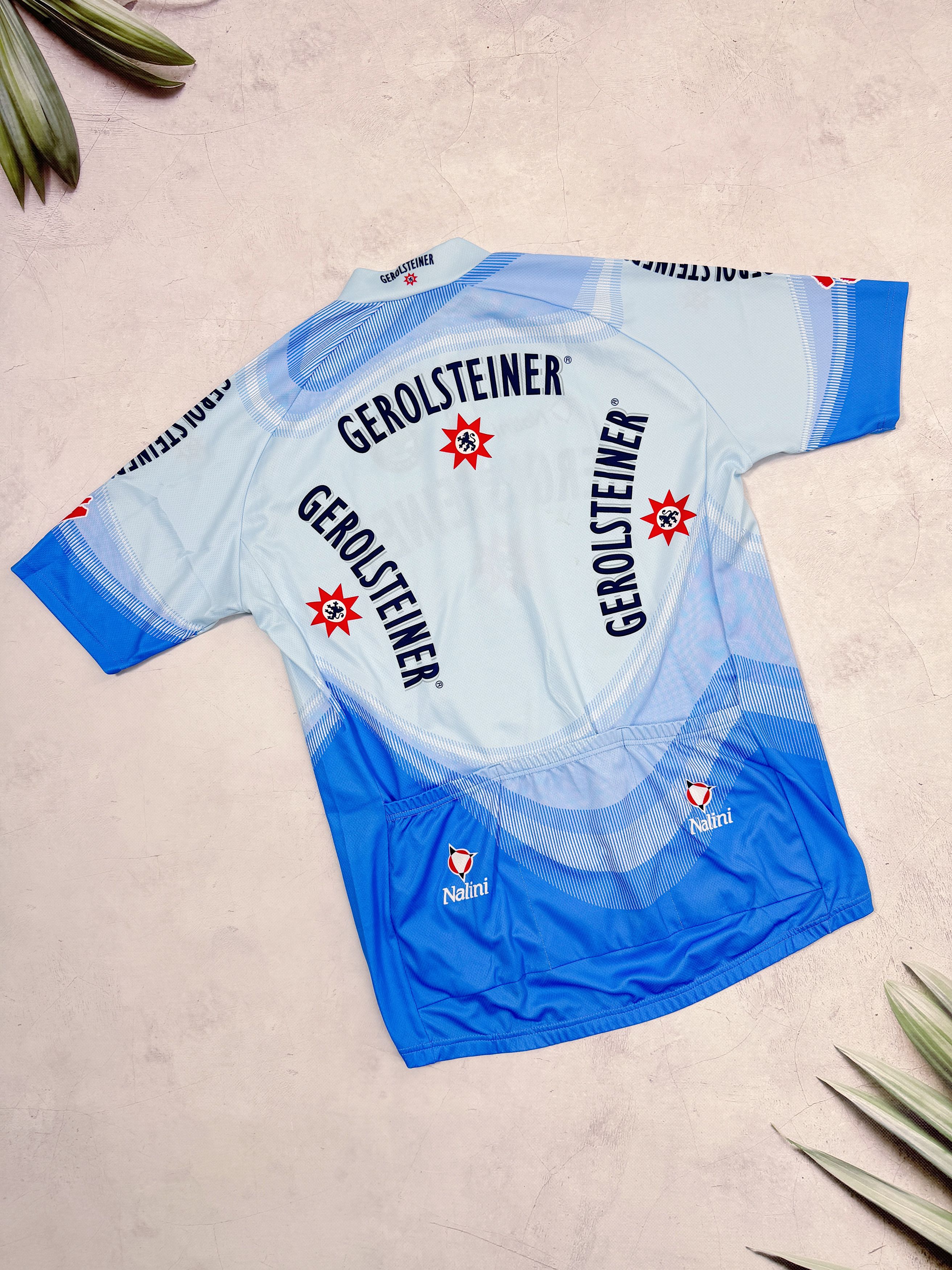 Vintage Vintage Nalini Cycling Jersey Gerolsteiner Skoda Uci Size US XL / EU 56 / 4 - 12 Thumbnail