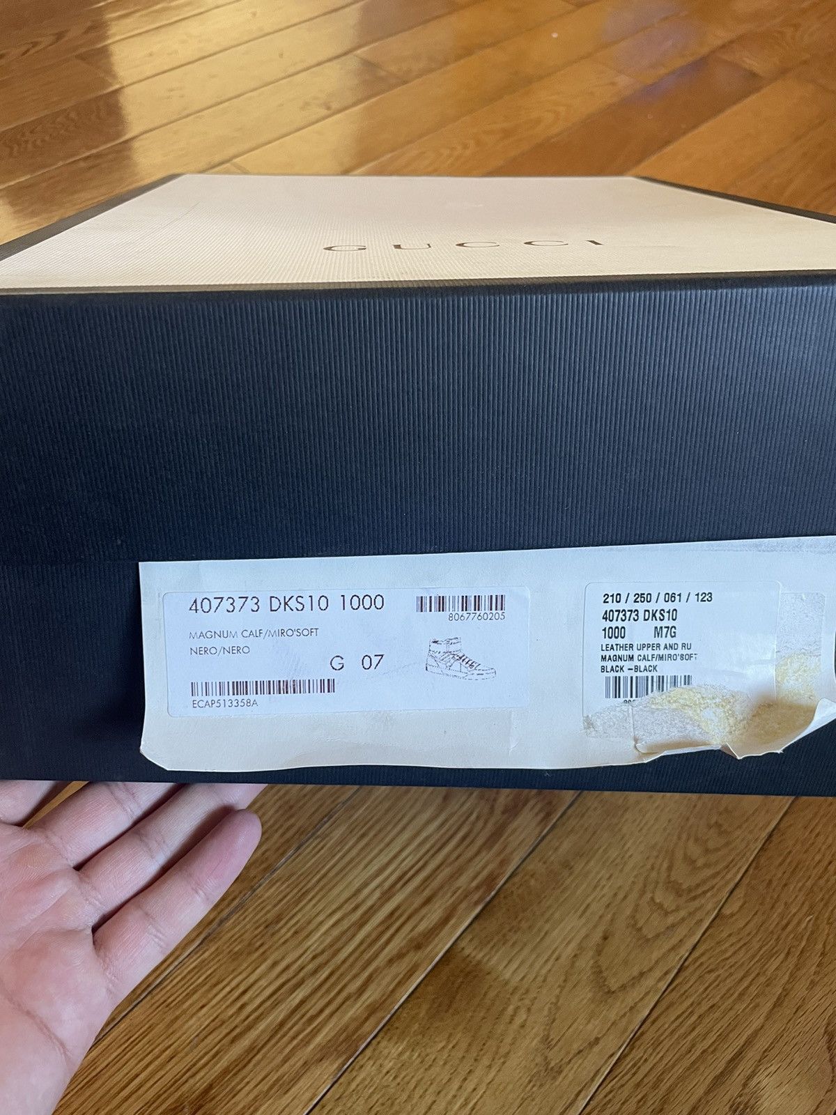 Gucci MENS GUCCI MANGUM HIGH TOPS Size US 8 / EU 41 - 22 Thumbnail