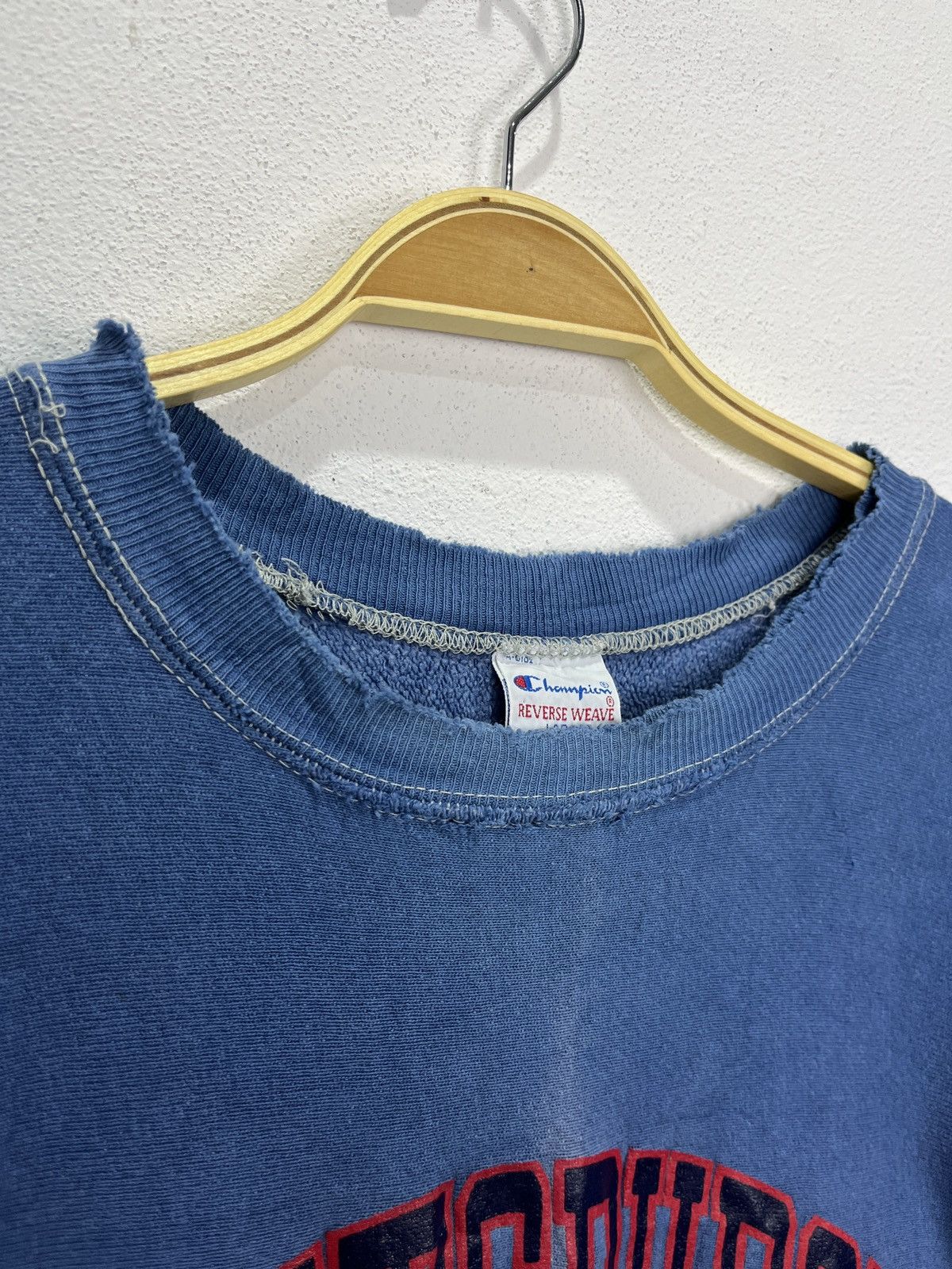 Champion × Vintage Vintage 90's Champion Reverse Weave Plattsburgh State Hoodie Size US L / EU 52-54 / 3 - 4 Thumbnail
