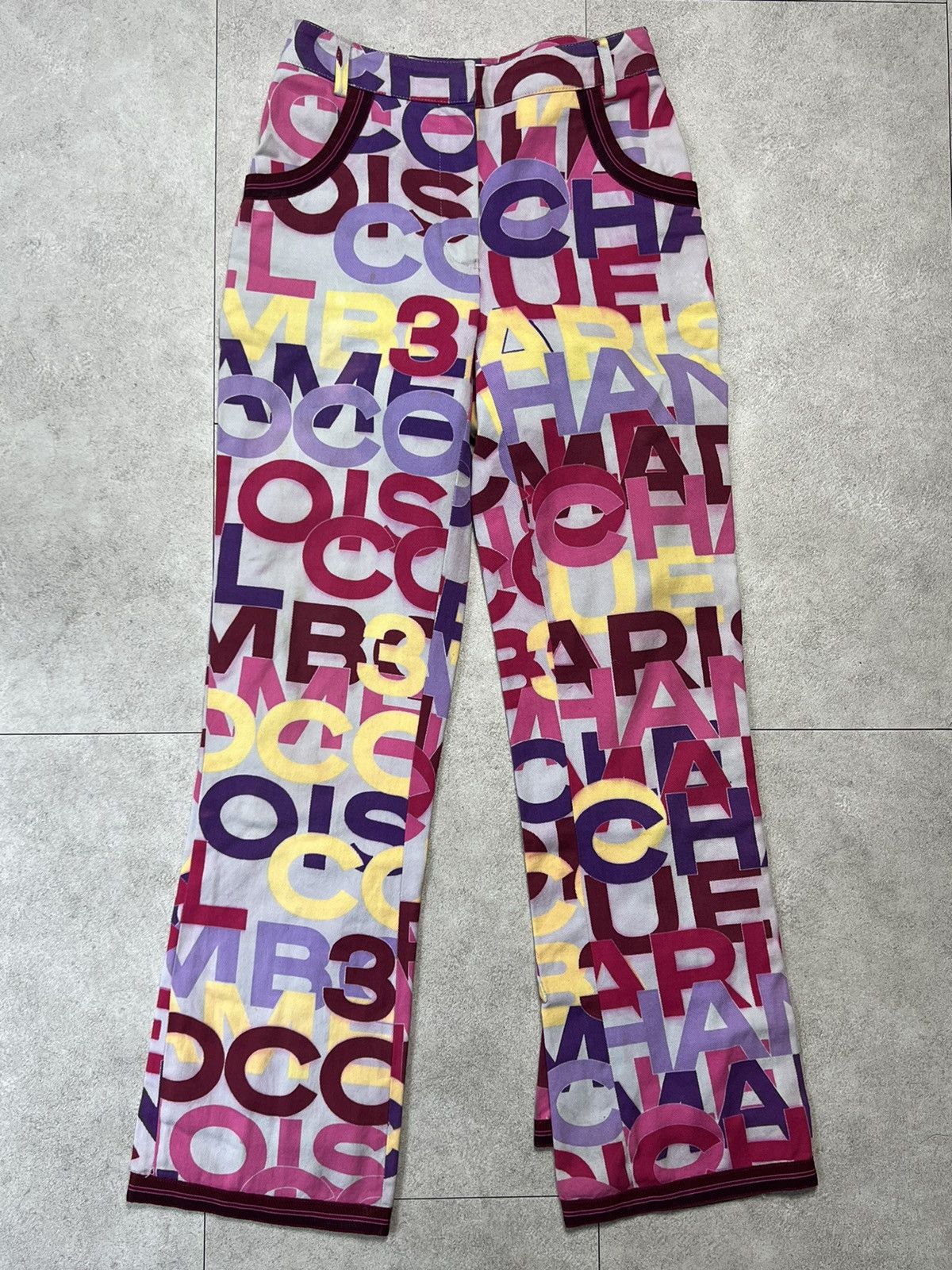 Chanel Chanel Monogram Logo Pants Size 25" / US 0 / IT 36 - 1 Thumbnail