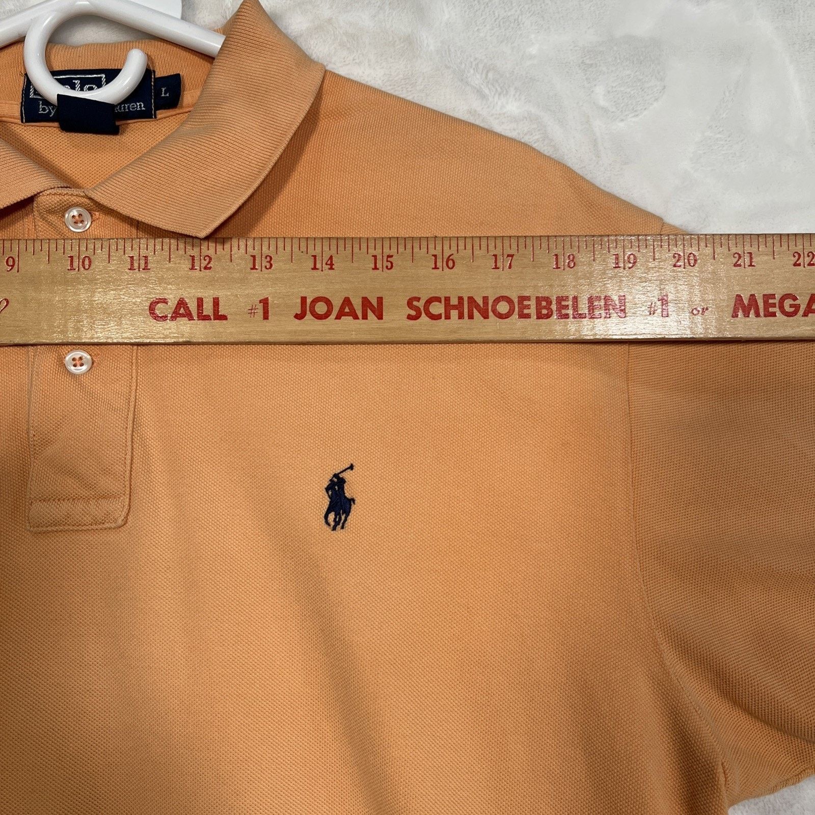 Polo Ralph Lauren Polo Ralph Lauren Men's Melon Peach Cotton Polo Shirt Large Size US L / EU 52-54 / 3 - 4 Thumbnail