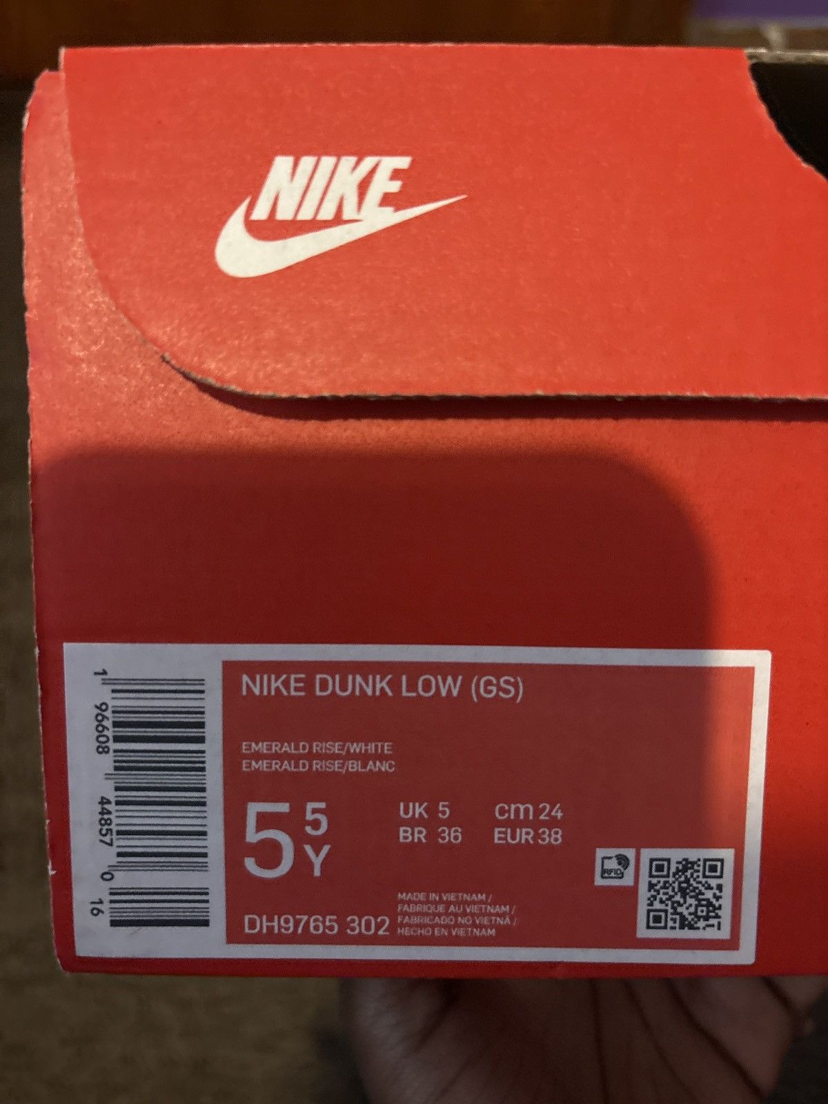 Nike emerald rise nike dunk los (gs) Size US 5.5 / IT 35.5 - 5 Thumbnail