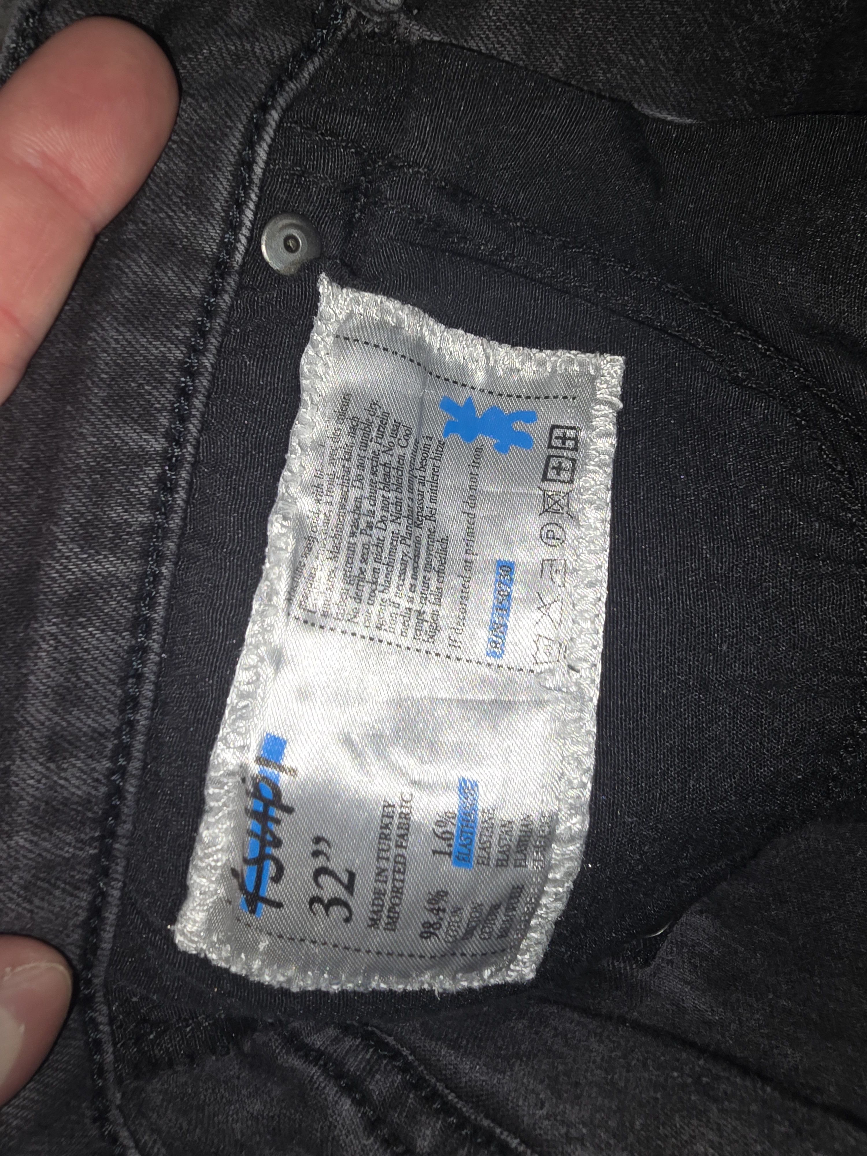 Ksubi Ksubi Laid Black Jeans Size US 32 / EU 48 - 5 Thumbnail