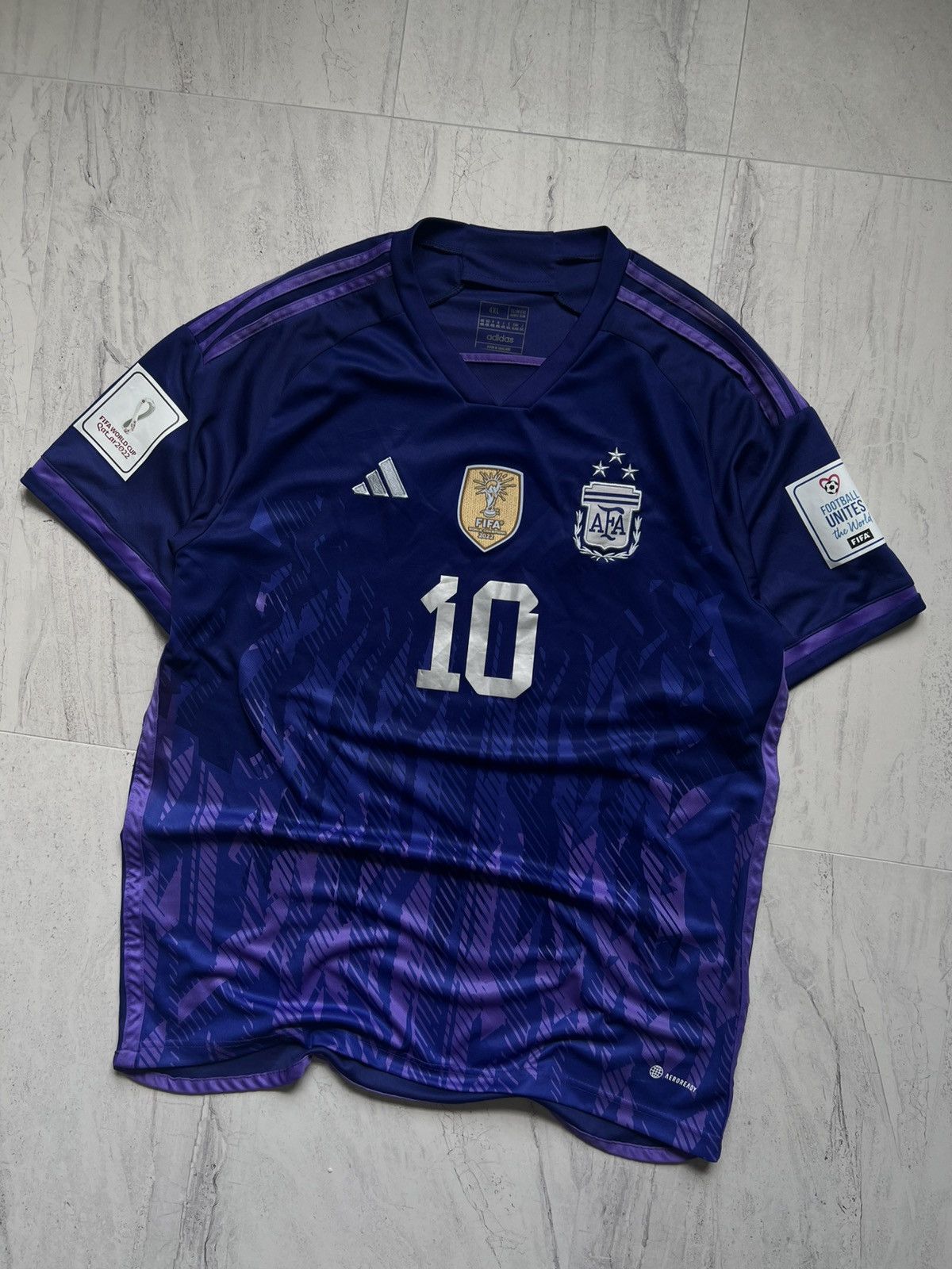 Adidas Adidas Argentina Messi 🇦🇷 National Soccer Futbol Jersey Kit Size US XL / EU 56 / 4 - 2 Thumbnail