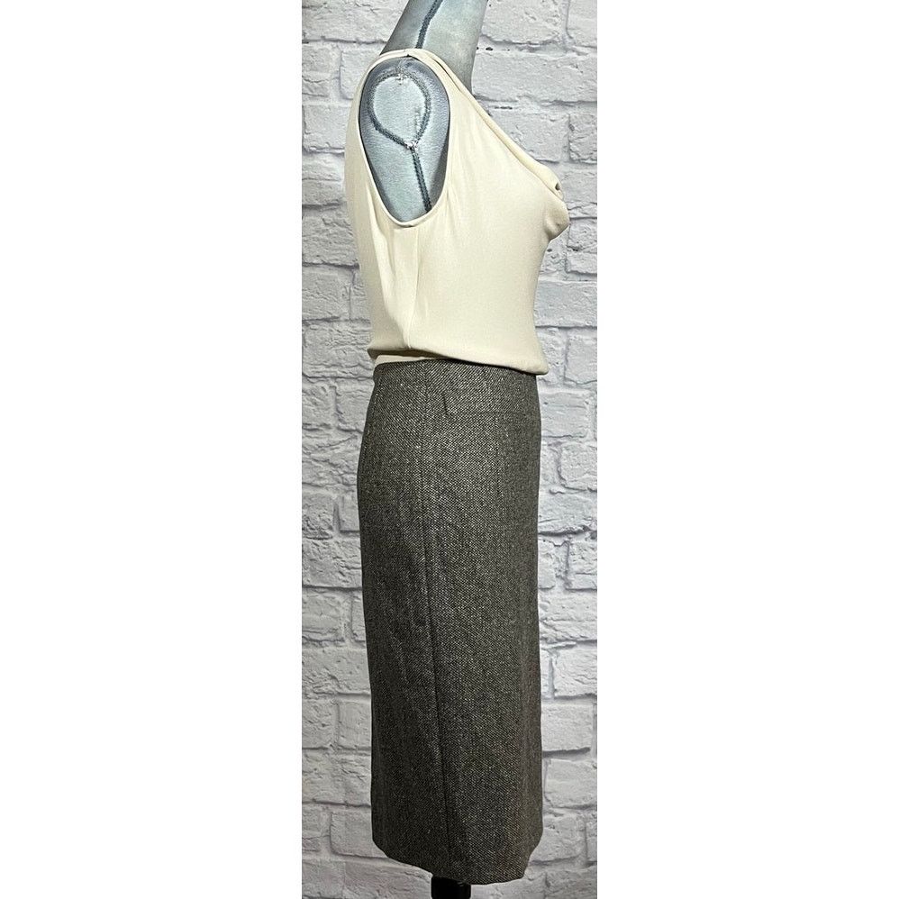 Escada Stunning Escada Draped Neck Silk/Wool/Angora Tweed Dress Size XS / US 0-2 / IT 36-38 - 4 Thumbnail
