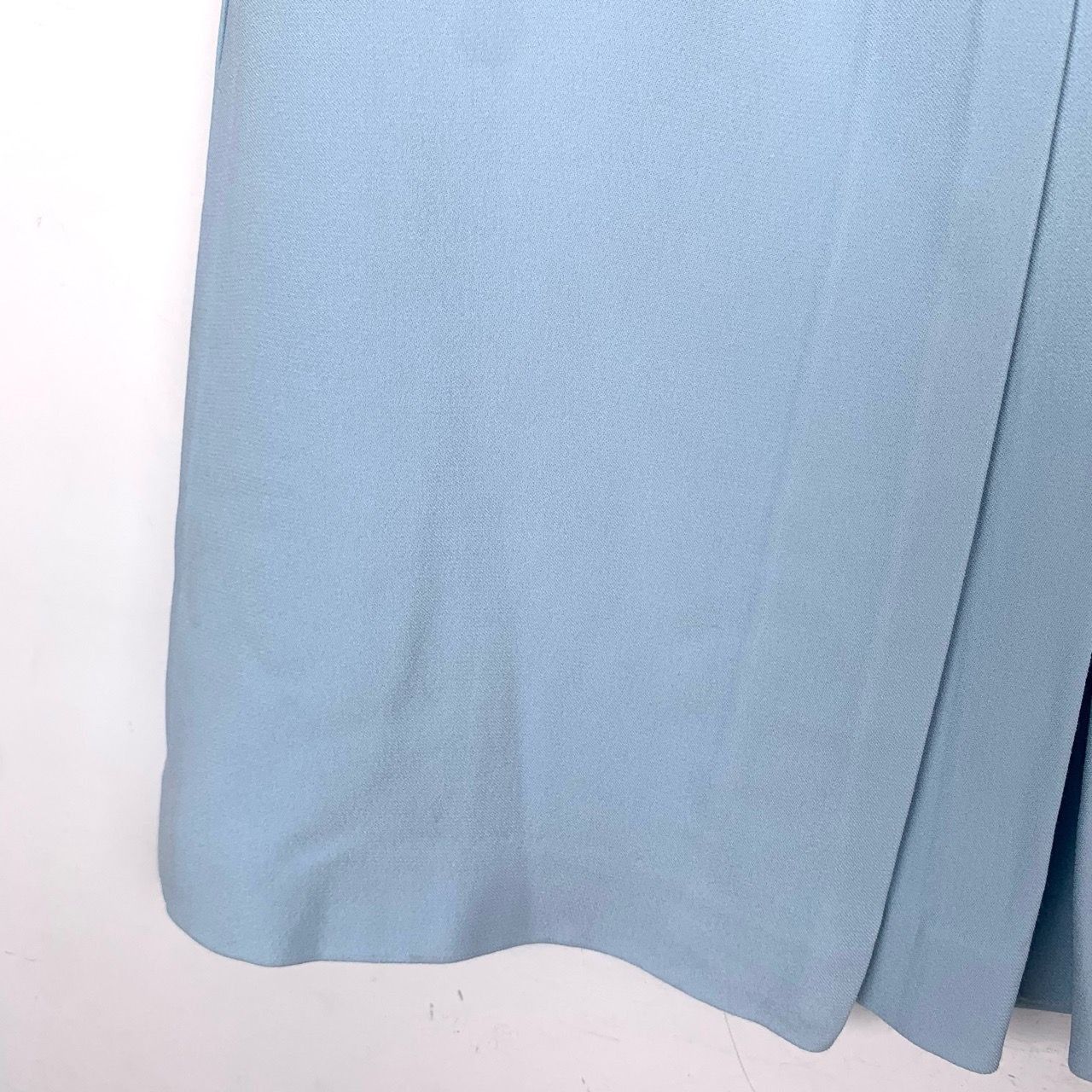 Miu Miu MiuMiu Blue Pleated Skirt-Hugging Mini Dress, 42 Size 42" / US 20 - 6 Thumbnail