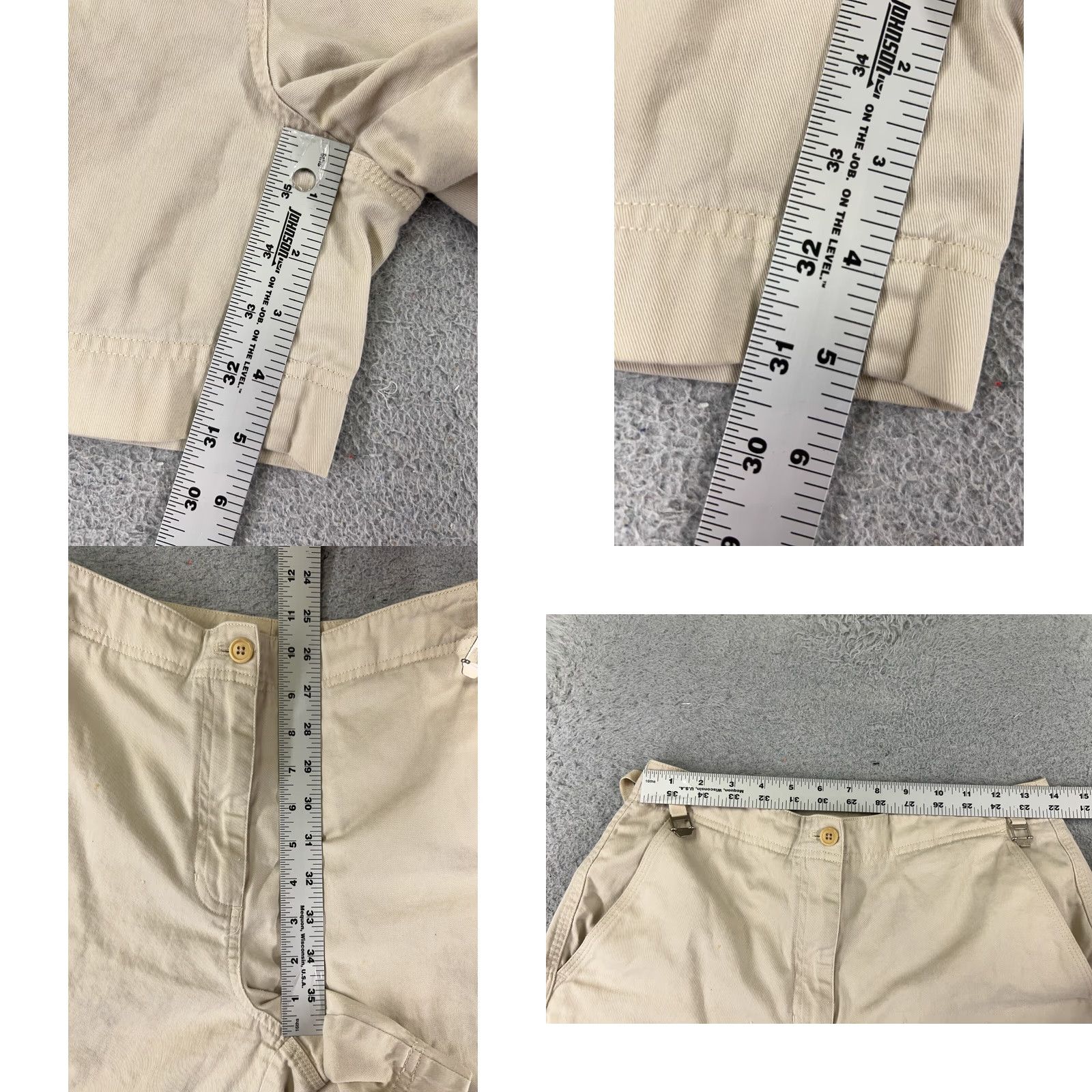 Ralph Lauren Lauren Ralph Lauren Shorts Womens 8P Chino Beige High Rise Cotton Twill Pocket Slim Buckle Casual Golf 90s Mens? Size 30" / US 8 / IT 44 - 8 Thumbnail