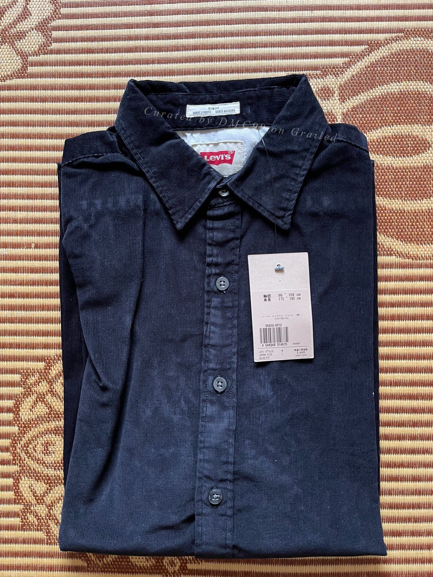 Levi's Vintage Clothing Levi's LVC Black Corduroy Slim Shirt Size US M / EU 48-50 / 2 - 1 Thumbnail