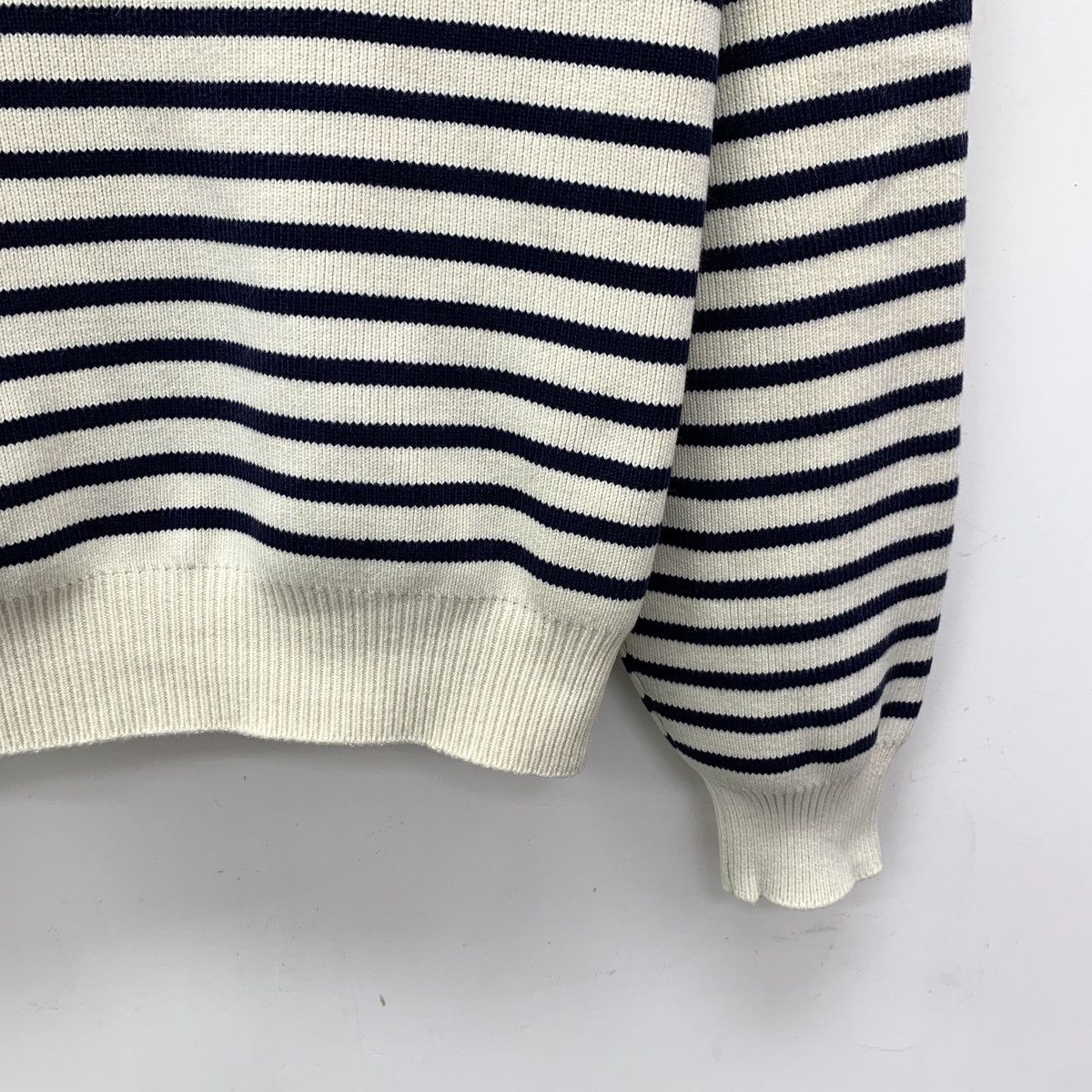 Celine Celine Printed Striped Cotton Sweater Size S / US 4 / IT 40 - 4 Thumbnail