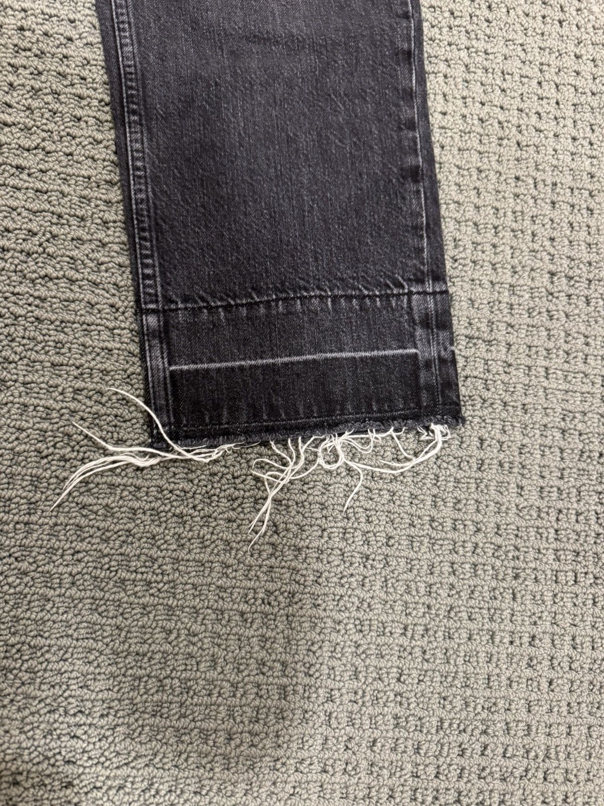 Stella McCartney Luxury Made in Italy distressed jeans in faded black Size US 32 / EU 48 - 4 Thumbnail