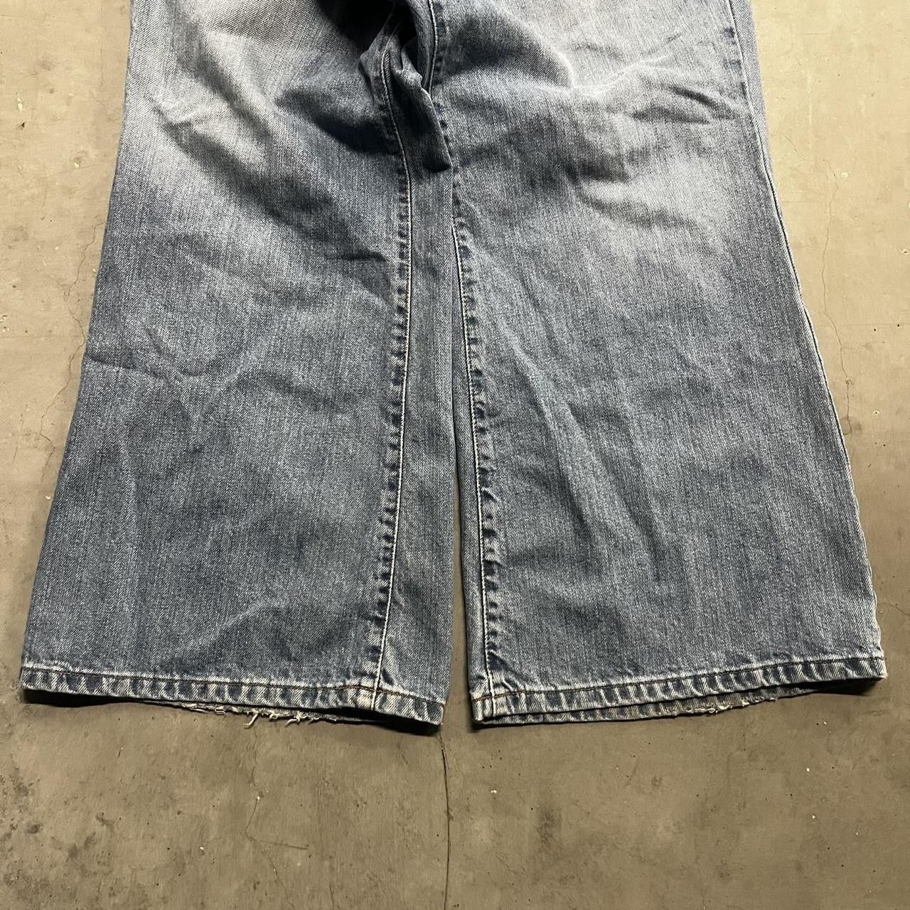 Vintage Vintage Y2K/2000s Baggy Bootcut Skater Style Light Wash Denim Jeans! Size US 42 / EU 58 - 5 Thumbnail