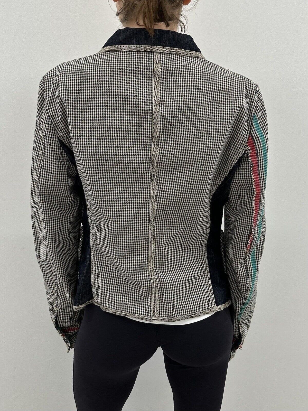 Marithe + Francois Girbaud Marithe Francois Girbaud Blazer Womens Checked y2k vintage Size L / US 10 / IT 46 - 4 Thumbnail