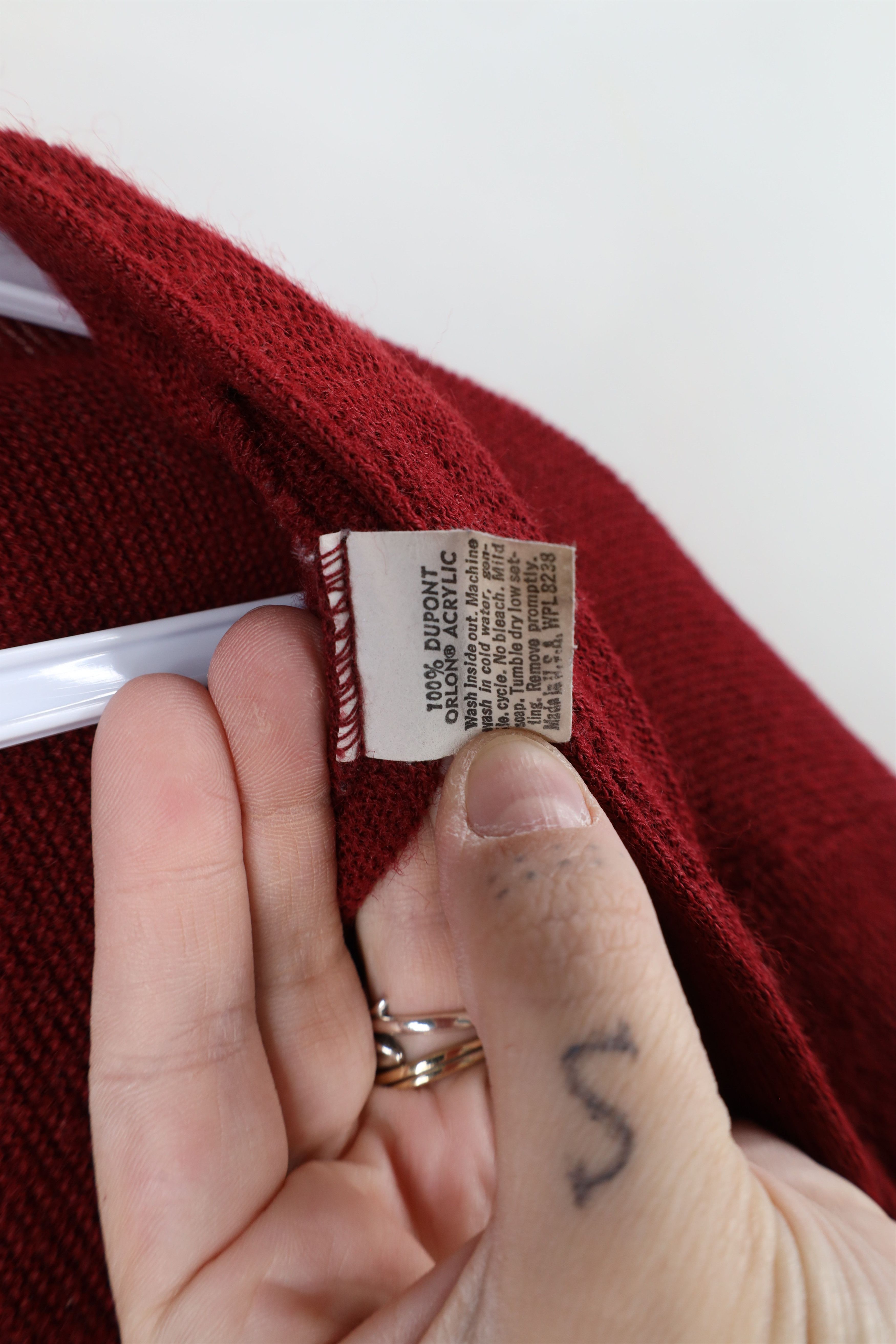 Vintage Vintage 70s Streetwear Kurt Cobain Cardigan Sweater Red USA Size US L / EU 52-54 / 3 - 9 Thumbnail
