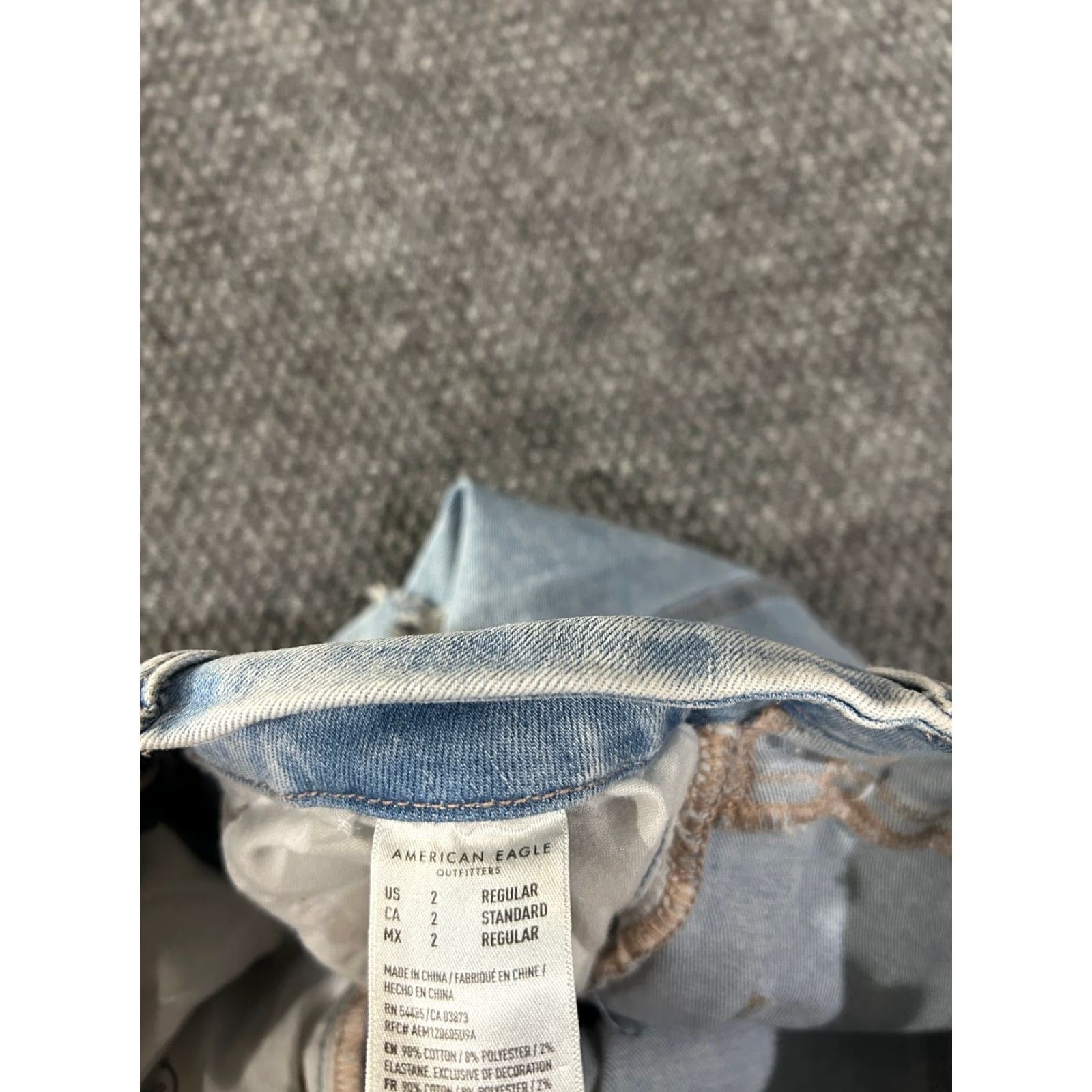 American Eagle Outfitters **American Eagle Blue Women's High Rise Curvy Fit Jeans** User: American Eagle Blue Women's High Rise Curvy Fit Jeans Size 26" / US 2 / IT 38 - 5 Thumbnail