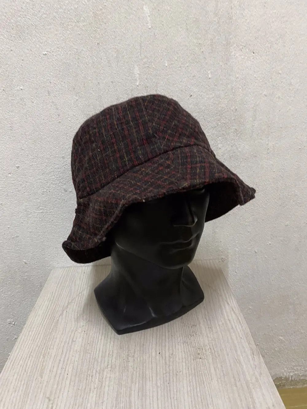 Japanese Brand × Vintage Namiki Plaid Tartan Bucket Hat Size ONE SIZE - 2 Thumbnail