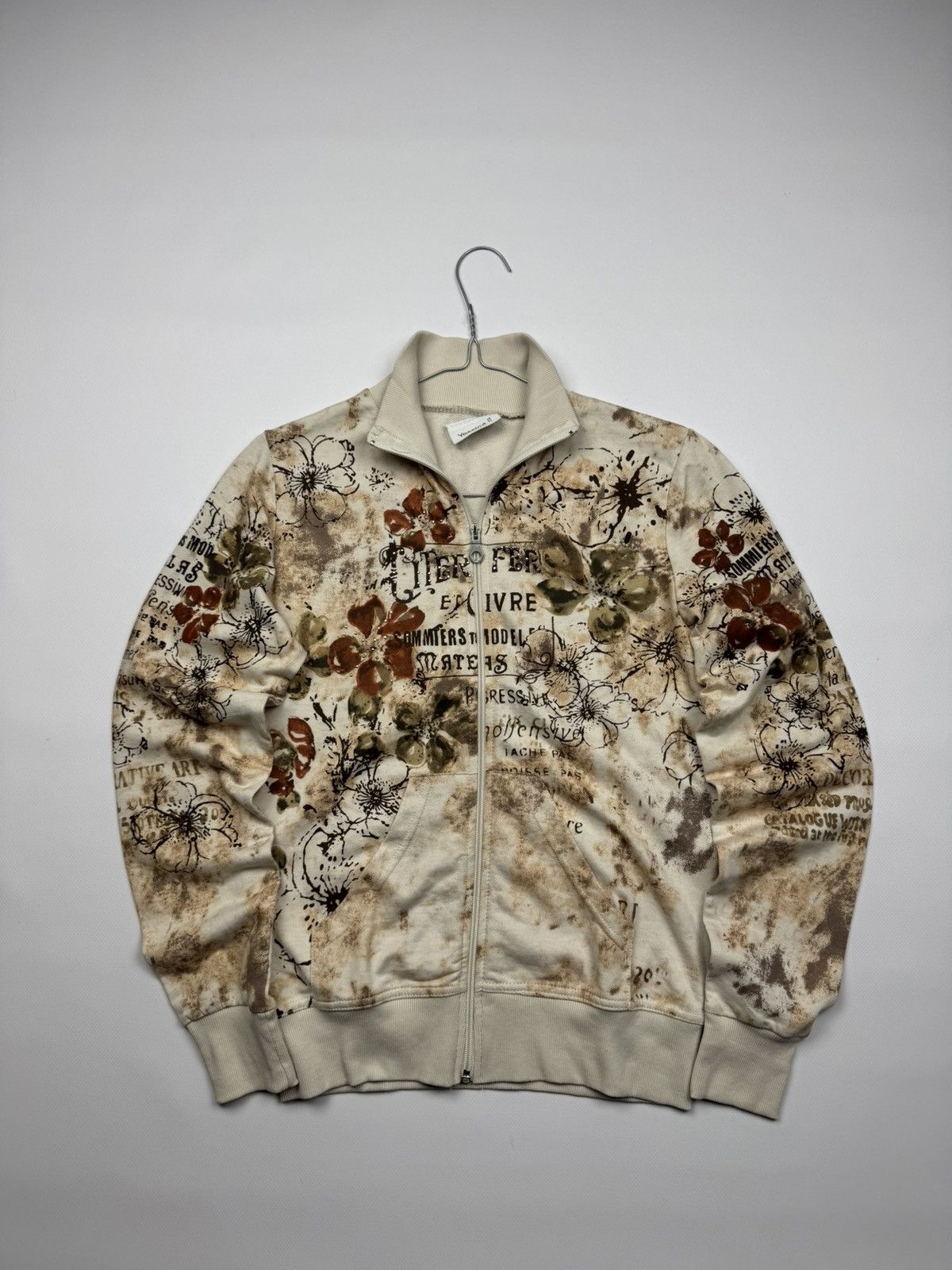 Japanese Brand Vintage JPG Ed Hardy Style Overprint Jacket Size S / US 4 / IT 40 - 1 Thumbnail