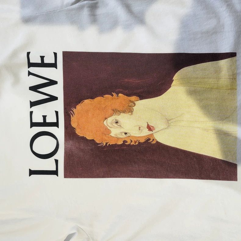 Loewe LOEWE White floral short sleeves Size M / US 6-8 / IT 42-44 - 3 Thumbnail