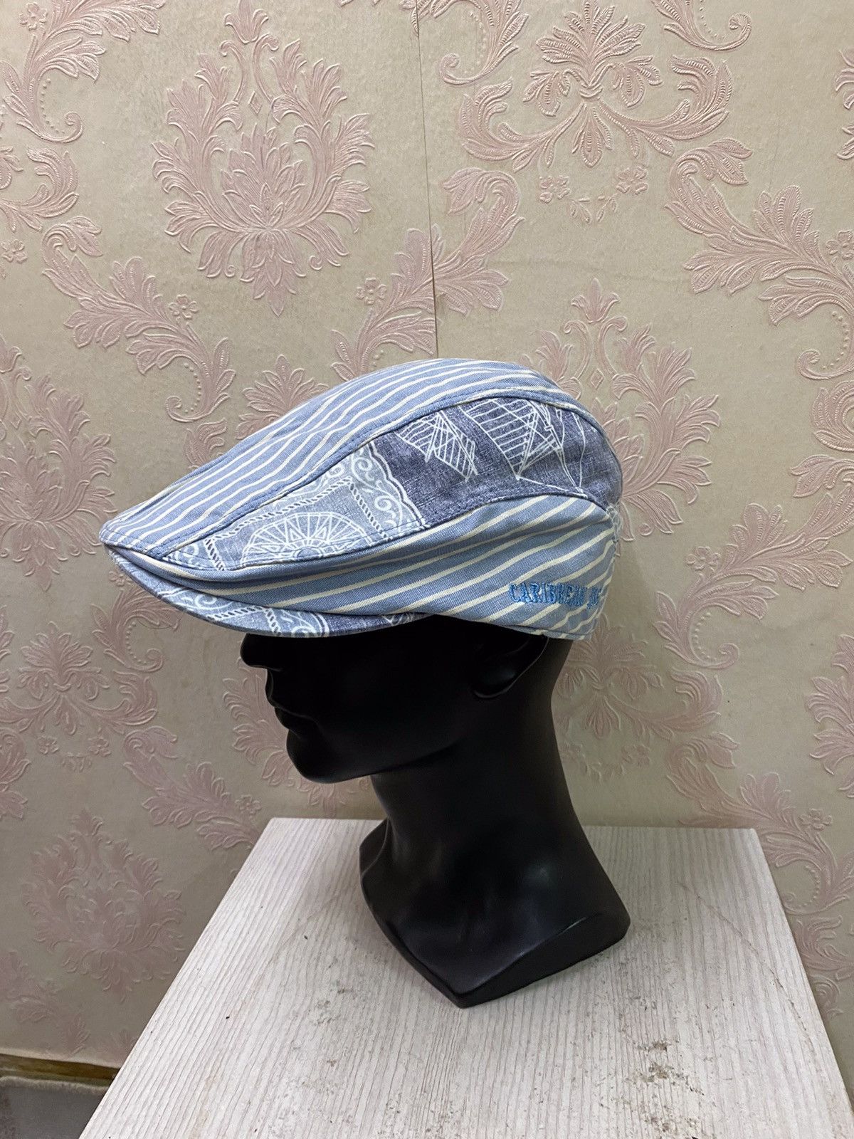 Caribbean × Vintage Caribbean Rare Design Baretta Hat Size ONE SIZE - 3 Thumbnail