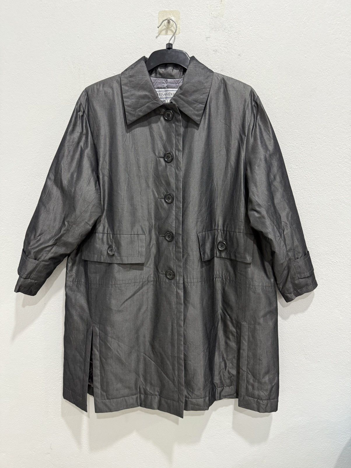 Yves Saint Laurent Yves Saint Laurent Oversized Long Jacket Size US S / EU 44-46 / 1 - 2 Thumbnail