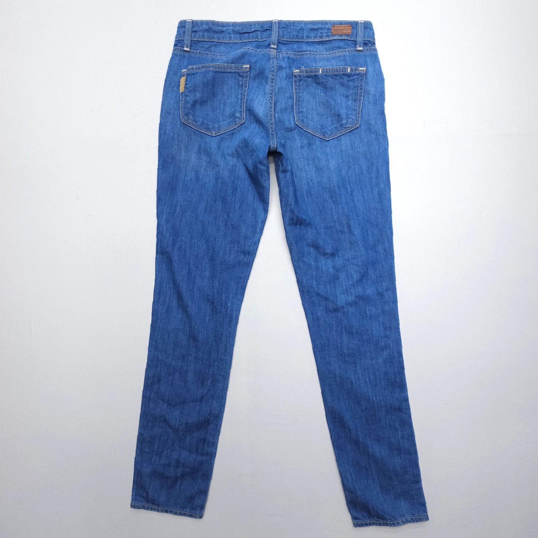 Paige Paige Skyline Jeans Womens 28 x 30 Blue Stretch USA Made Low Rise Slim Ankle 5-Pocket Design Size 28" / US 6 / IT 42 - 2 Thumbnail