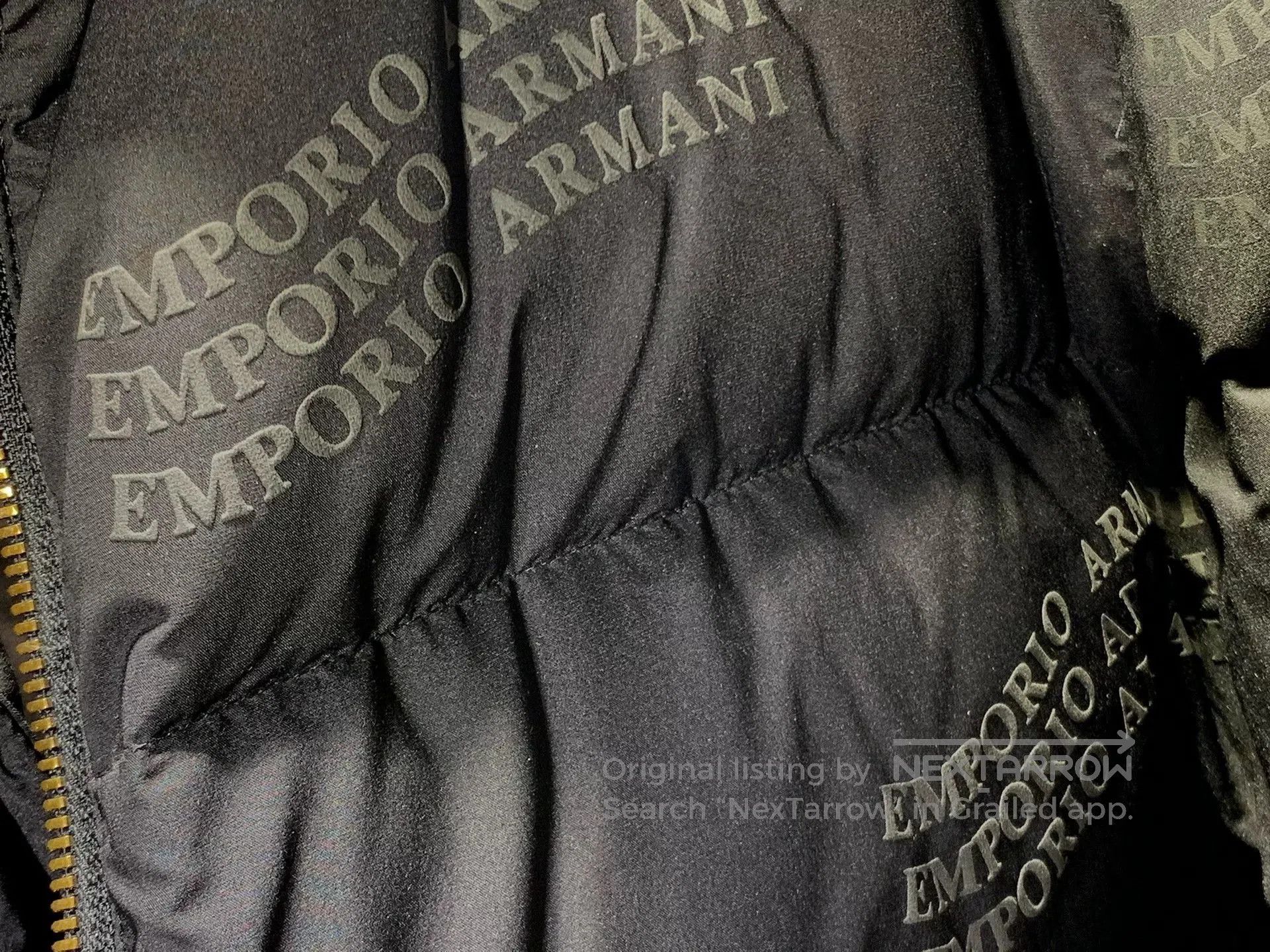 Emporio Armani Emporio Armani Men's Stand Collar Down Jacket. Size US L / EU 52-54 / 3 - 6 Thumbnail