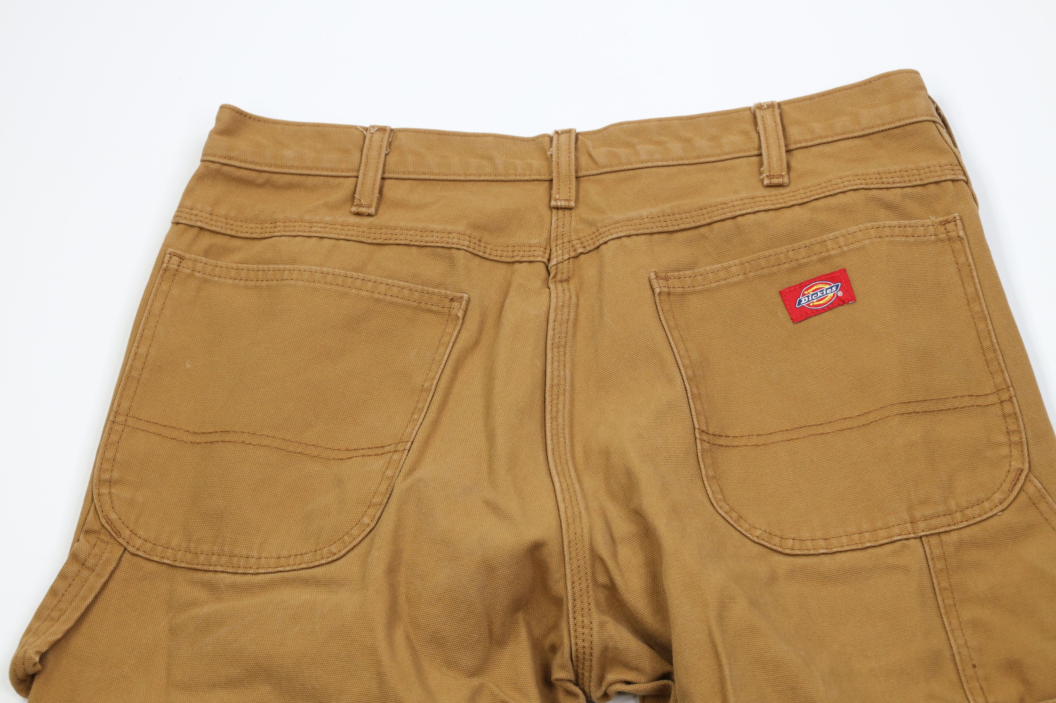 Dickies Vintage Y2K Dickies Wide Leg Dungaree Pants Duck Brown Size US 34 / EU 50 - 11 Thumbnail