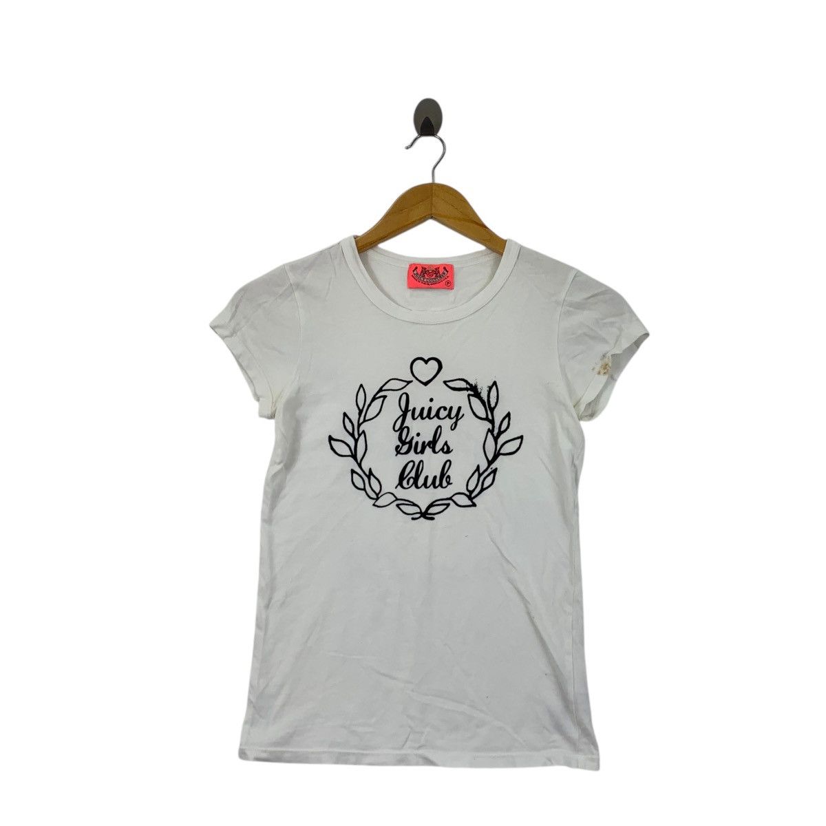 Juicy Couture JUICY COUTURE GIRLS CLUB Made In Glamorous USA Tee Shirt Size XXS / US 00 / IT 34 - 1 Thumbnail