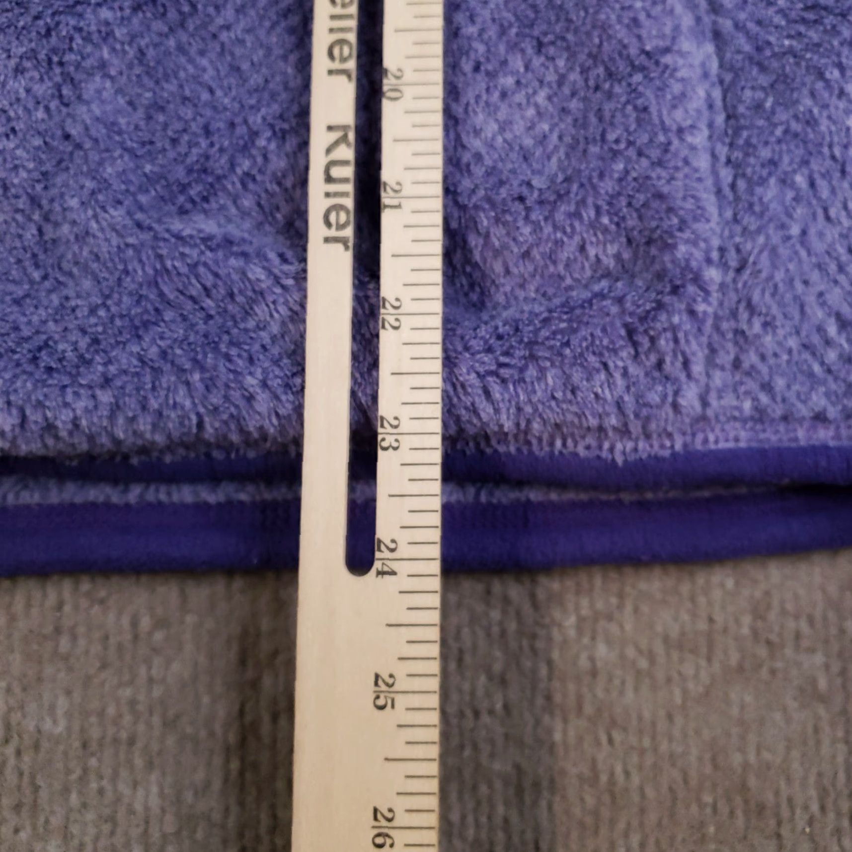 Patagonia Patagonia Sweater Womens Medium Purple Pullover Fleece Pockets 1/4 Zip Mock Neck Casual Outdoor Ski Size M / US 6-8 / IT 42-44 - 4 Thumbnail