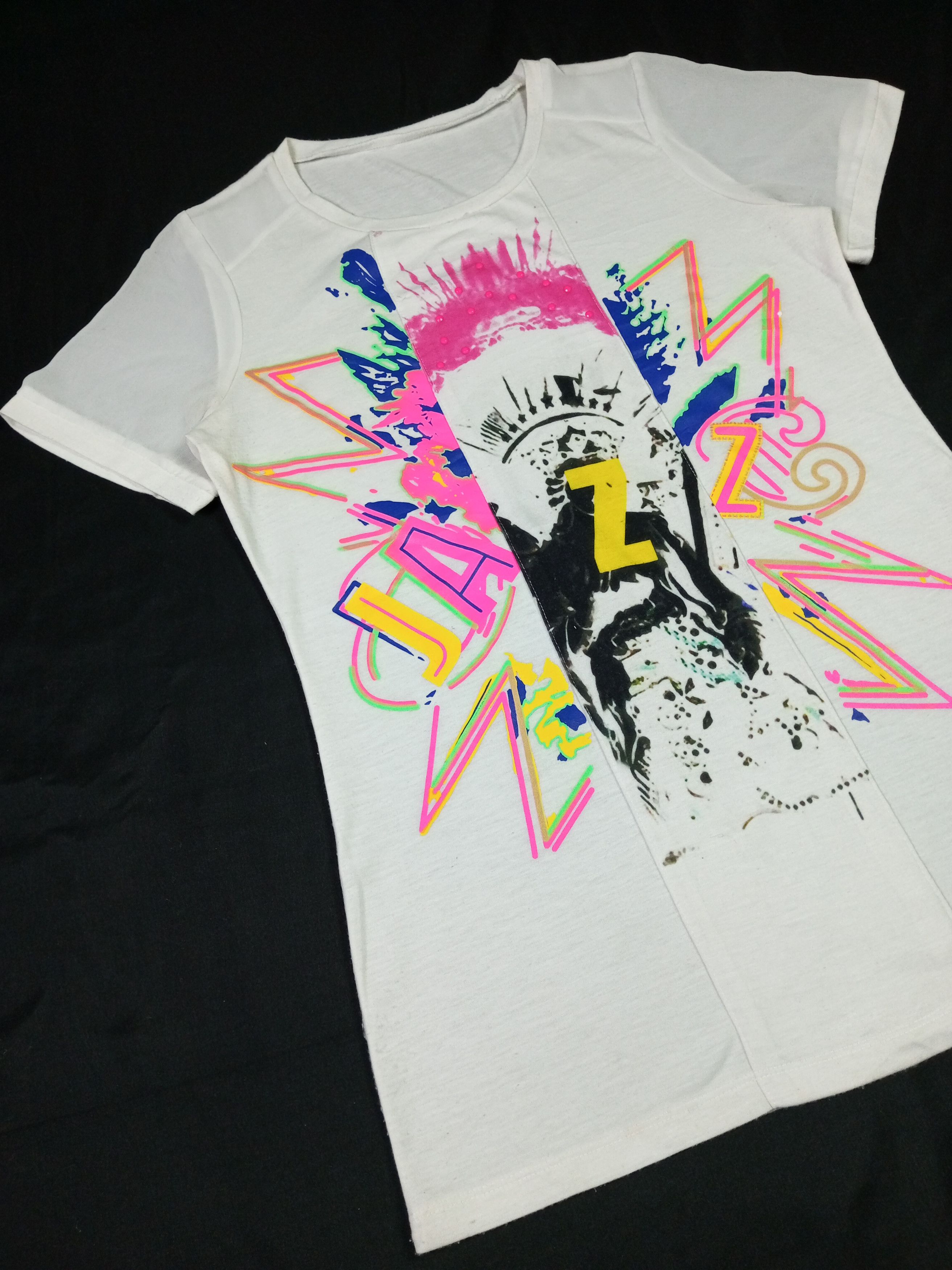 Hysteric Glamour × Japanese Brand ☠️ Viki Numerous Women TShirt punk style 🕸️ Size S / US 4 / IT 40 - 3 Thumbnail