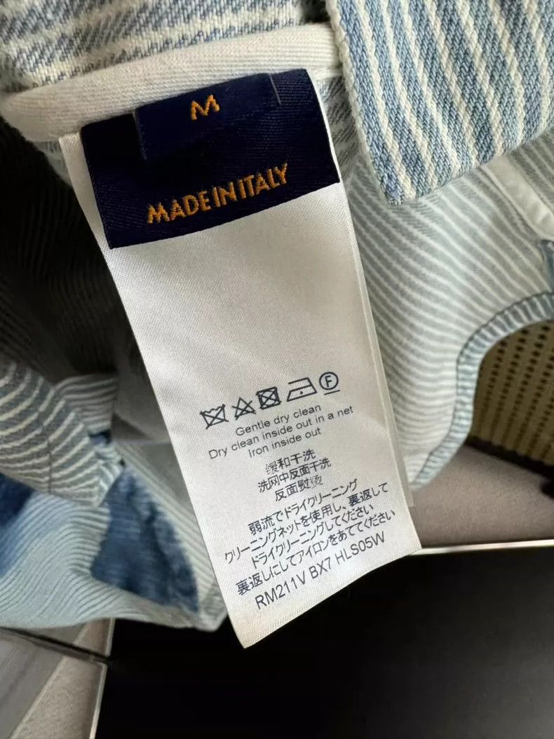 Louis Vuitton louis vuitton Ink Rendering Striped Denim Jacket 2501-Next Size US M / EU 48-50 / 2 - 5 Thumbnail