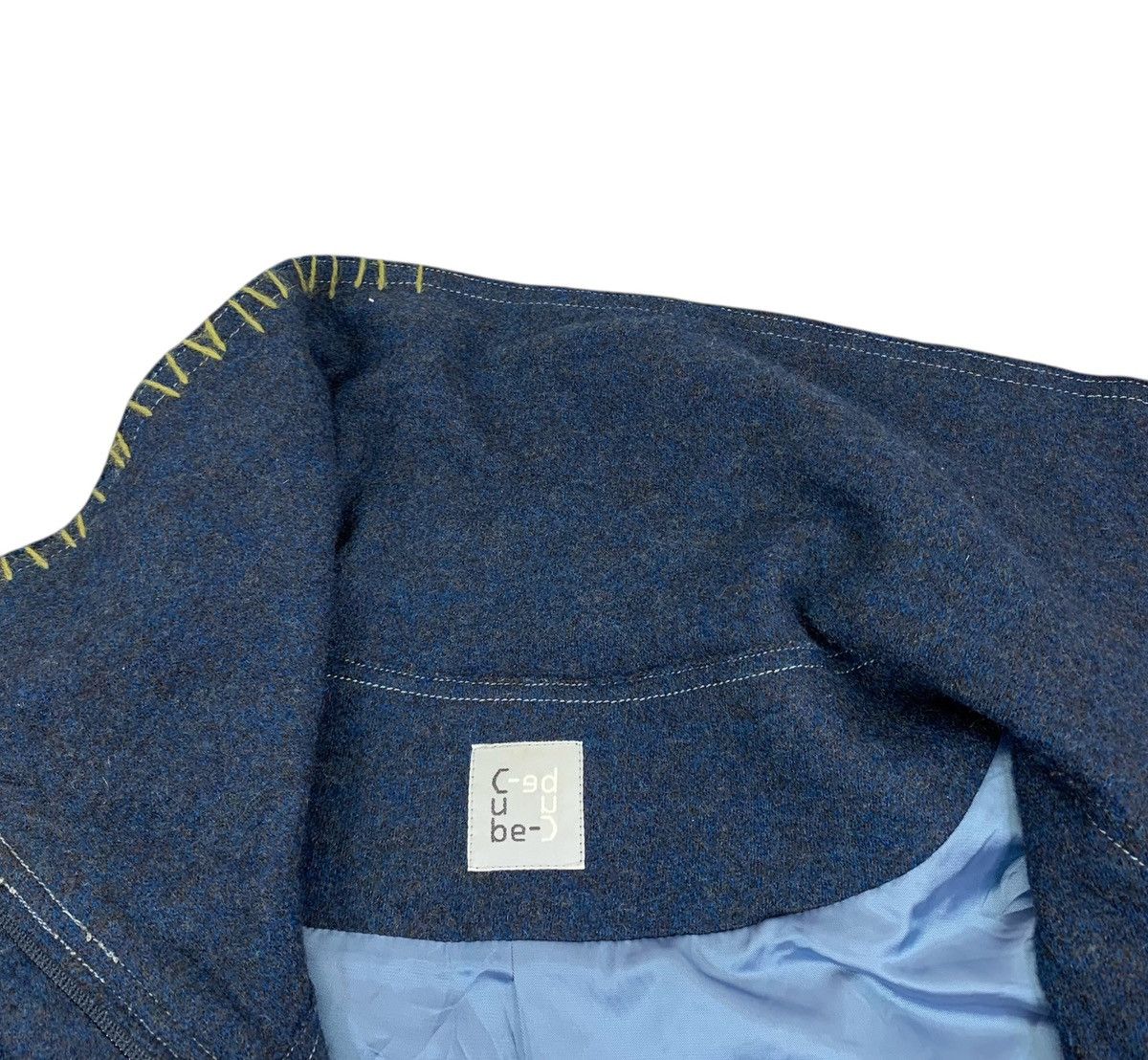 Japanese Brand VINTAGE CUBE JAPANESE BRAND WOMEN WOOL JACKET Size XS / US 0-2 / IT 36-38 - 9 Thumbnail