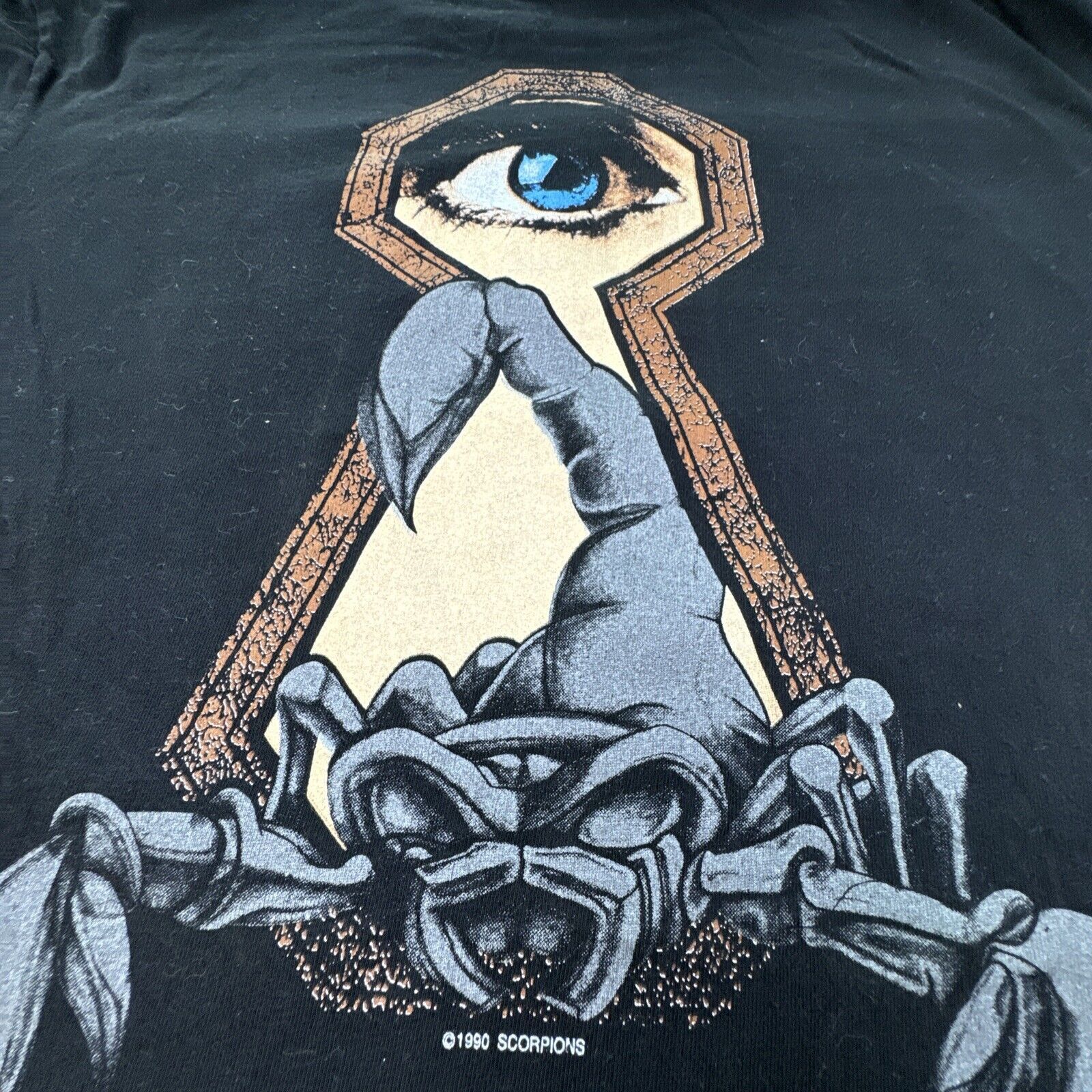 Other Vintage Scorpions T-Shirt Large Long Sleeve Crazy World Tour Size US L / EU 52-54 / 3 - 13 Thumbnail