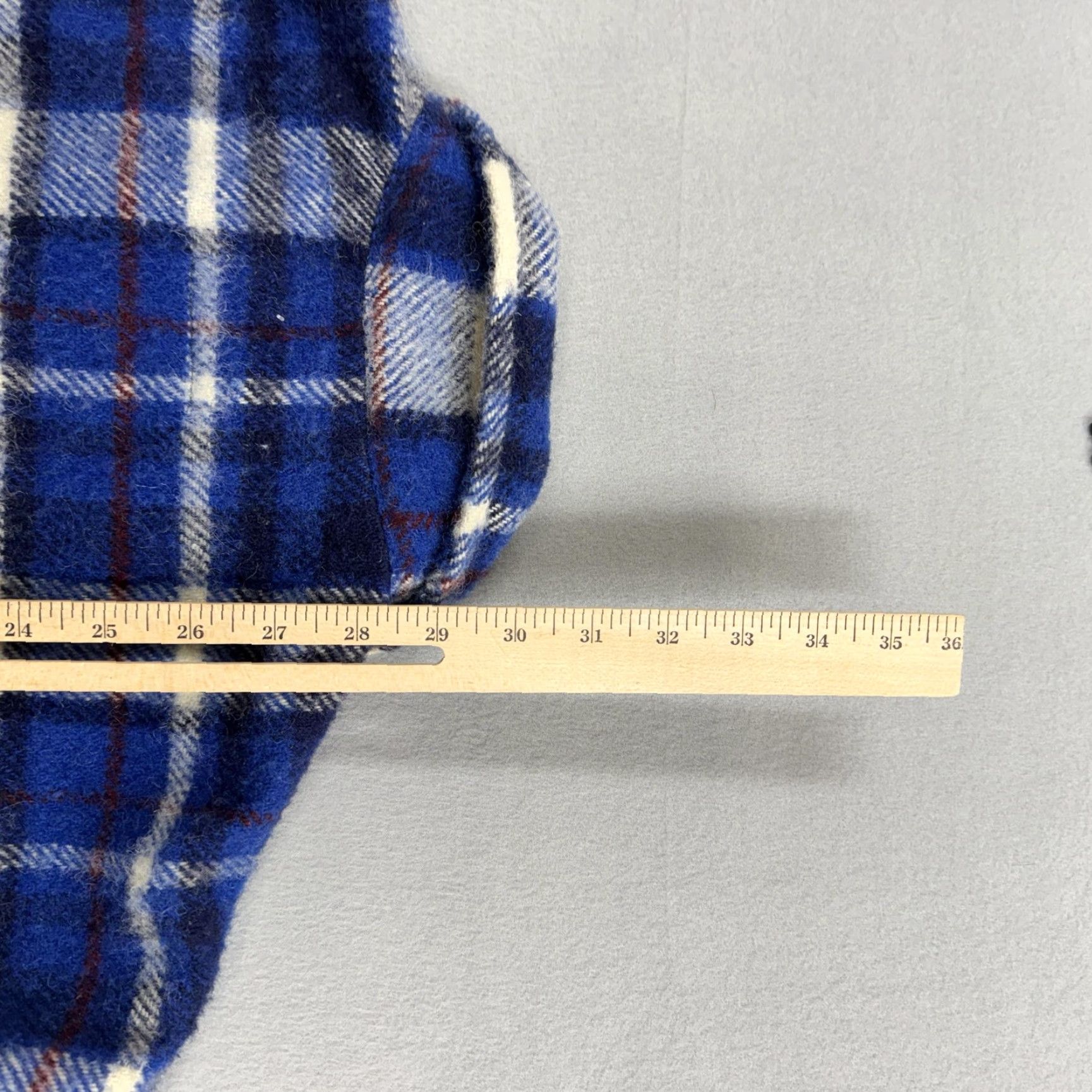 Vintage VINTAGE Sigal Jacket Mens Large Blue Plaid Wool Shirt Jacket Overshirt Canada Size US L / EU 52-54 / 3 - 5 Thumbnail