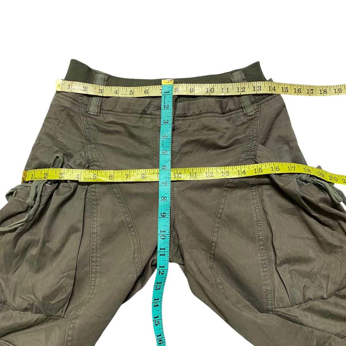Le Grande Bleu (L.G.B.) Codes Combine Military Cargo Pants Size 28" / US 6 / IT 42 - 15 Thumbnail