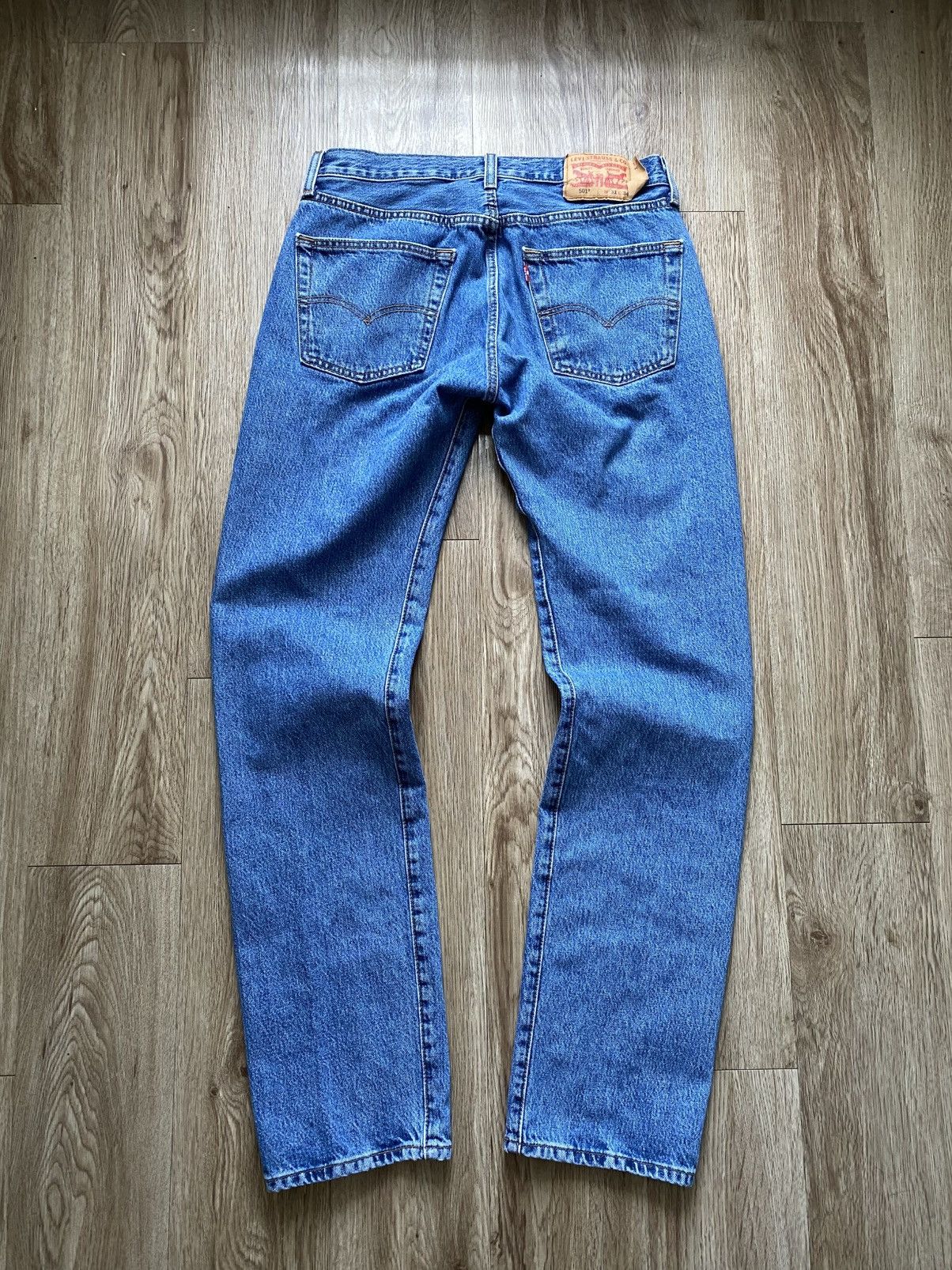 Levi's Levis 501 Blue Denim Jeans Size US 31 - 2 Thumbnail