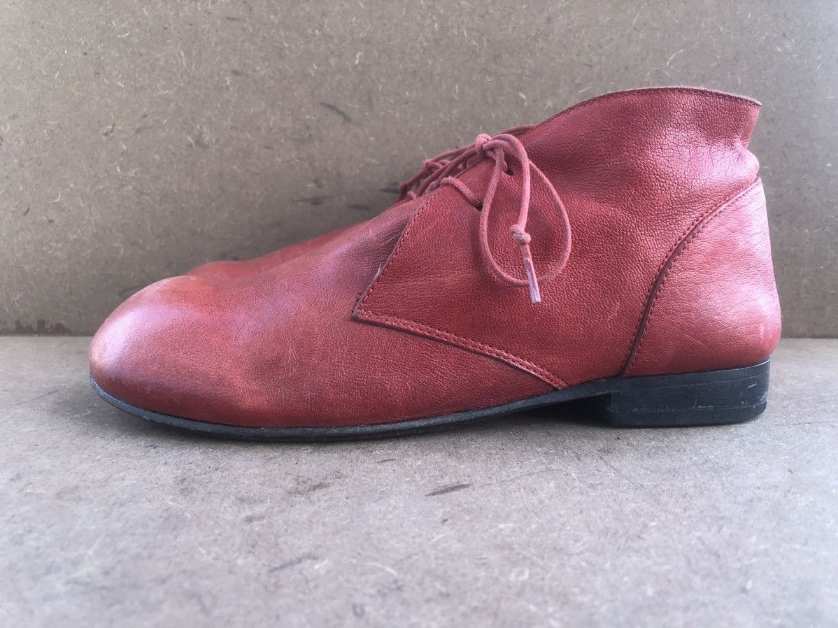 Rundholz Rundholz Red Calfskin Leather Women’s Shoes Size 37 Size US 7 / IT 37 - 2 Thumbnail
