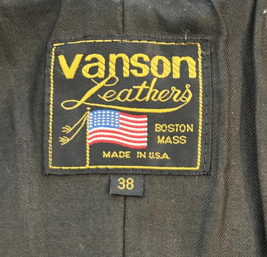 Vanson Leathers Vanson Leathers Race Team Leather Bomber Jacket Size US S / EU 44-46 / 1 - 9 Thumbnail
