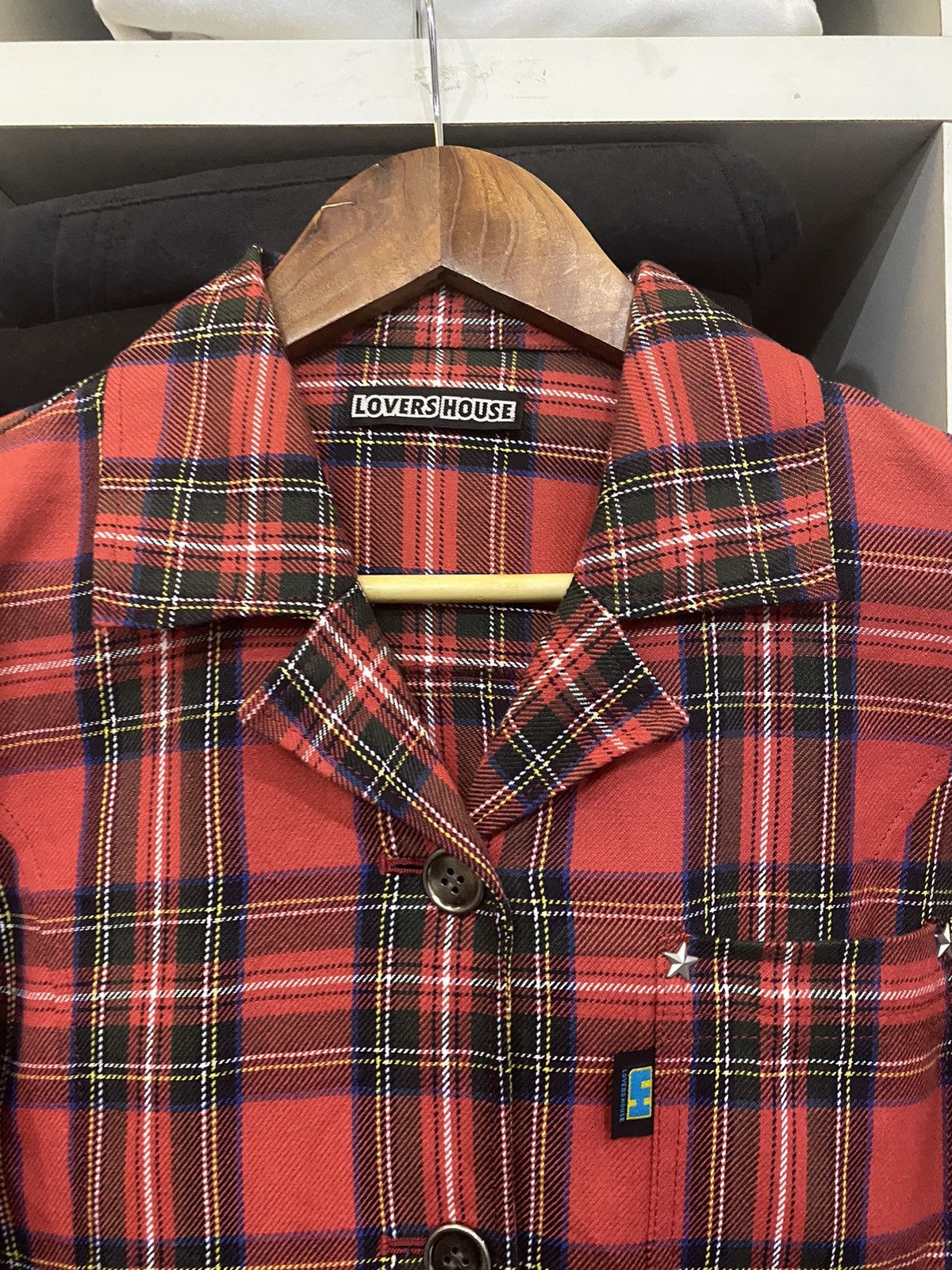 Japanese Brand × Vintage Super Lovers Tartan Jacket Size US M / EU 48-50 / 2 - 6 Thumbnail