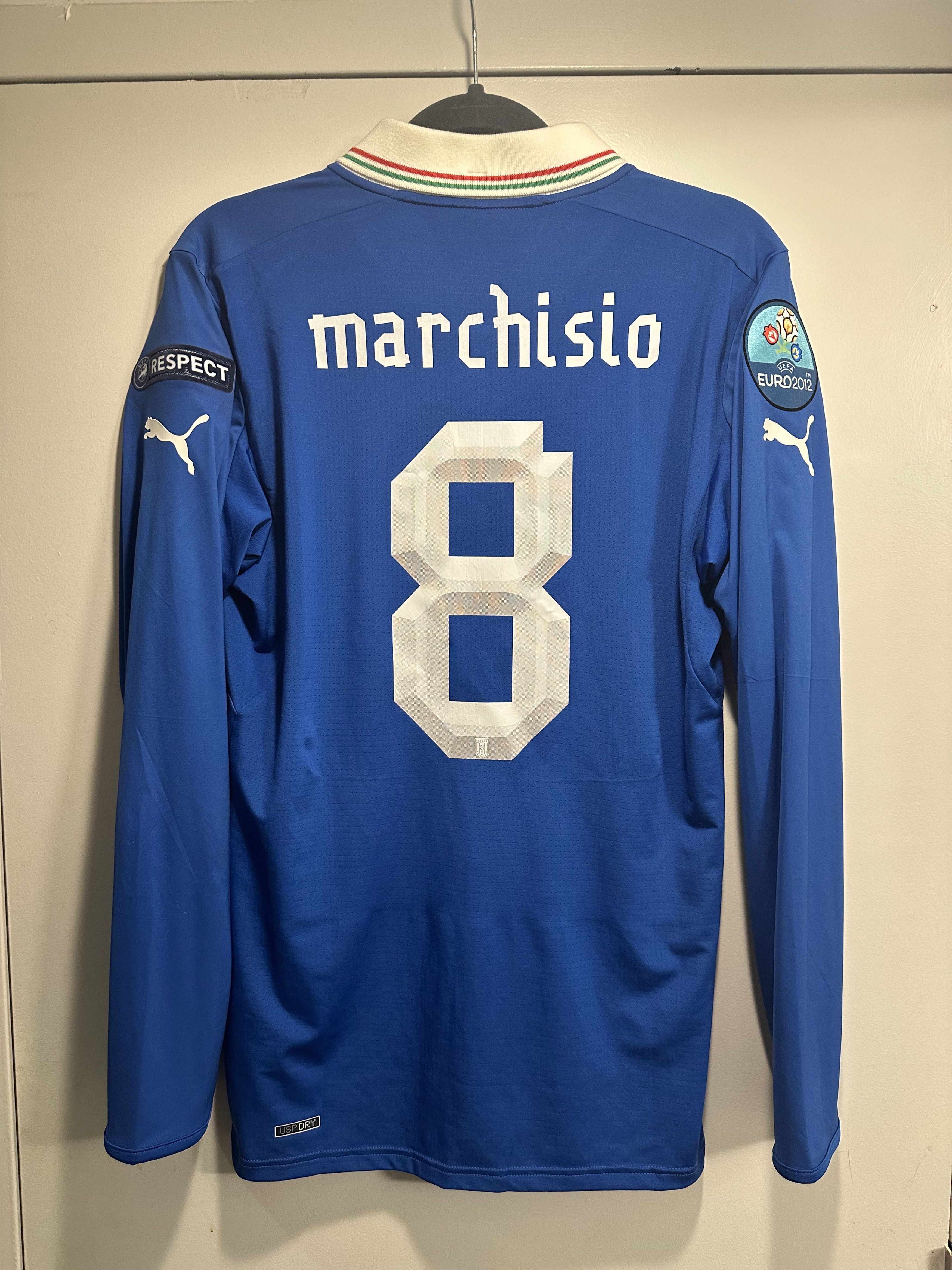 Puma Italy Euro 2012/13 Marchisio #8 Player Version Long Sleeves Size US M / EU 48-50 / 2 - 1 Thumbnail