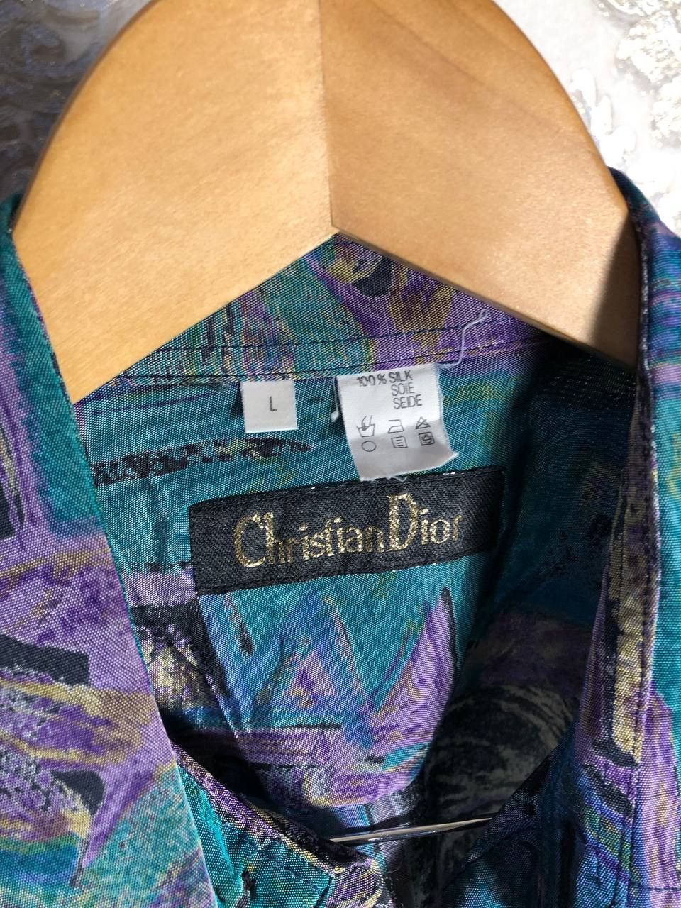 Vintage VINTAGE CHRISTIAN DIOR ITALIAN DESIGNER SHIRT RETRO Y2K 90s Size US L / EU 52-54 / 3 - 5 Thumbnail