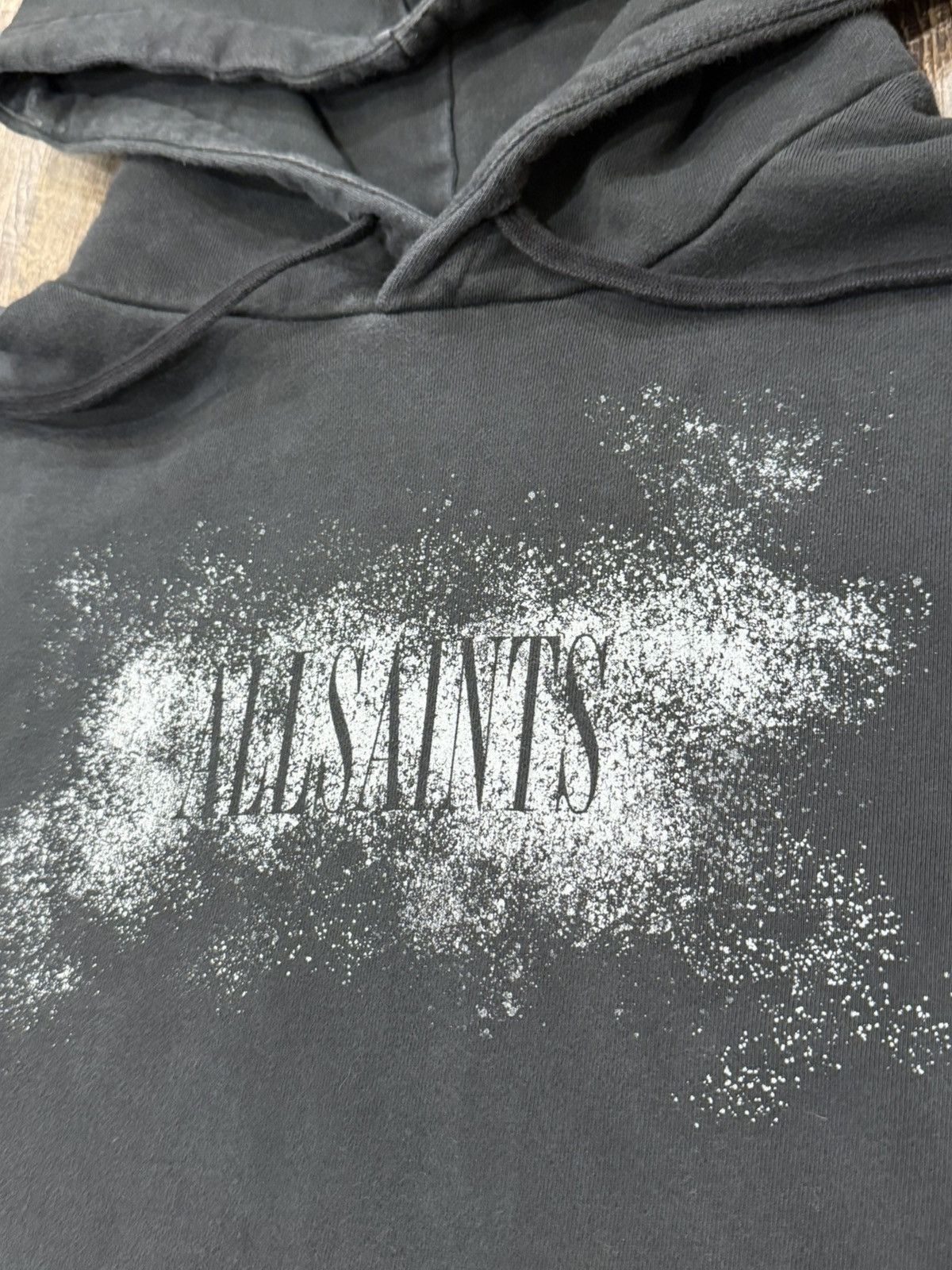 Allsaints ALLSAINTS Shadow Stamp Logo Hoodie size Medium Size US M / EU 48-50 / 2 - 2 Thumbnail