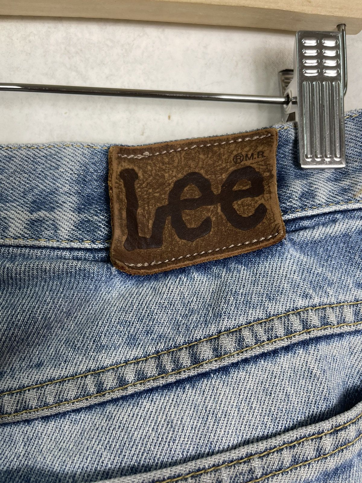 Lee Vintage Lee Light Blue Kurt Cobain Style Jeans Size US 32 / EU 48 - 15 Thumbnail