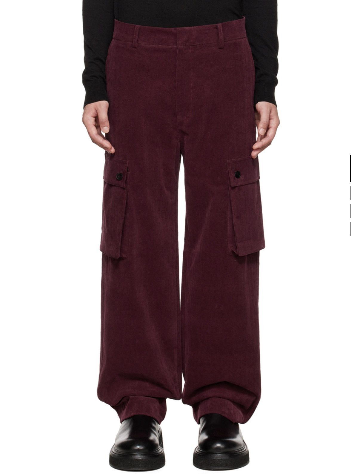 Japanese Brand × Vintage DRAE Burgundy Cargo Pants Size US 32 / EU 48 - 9 Thumbnail