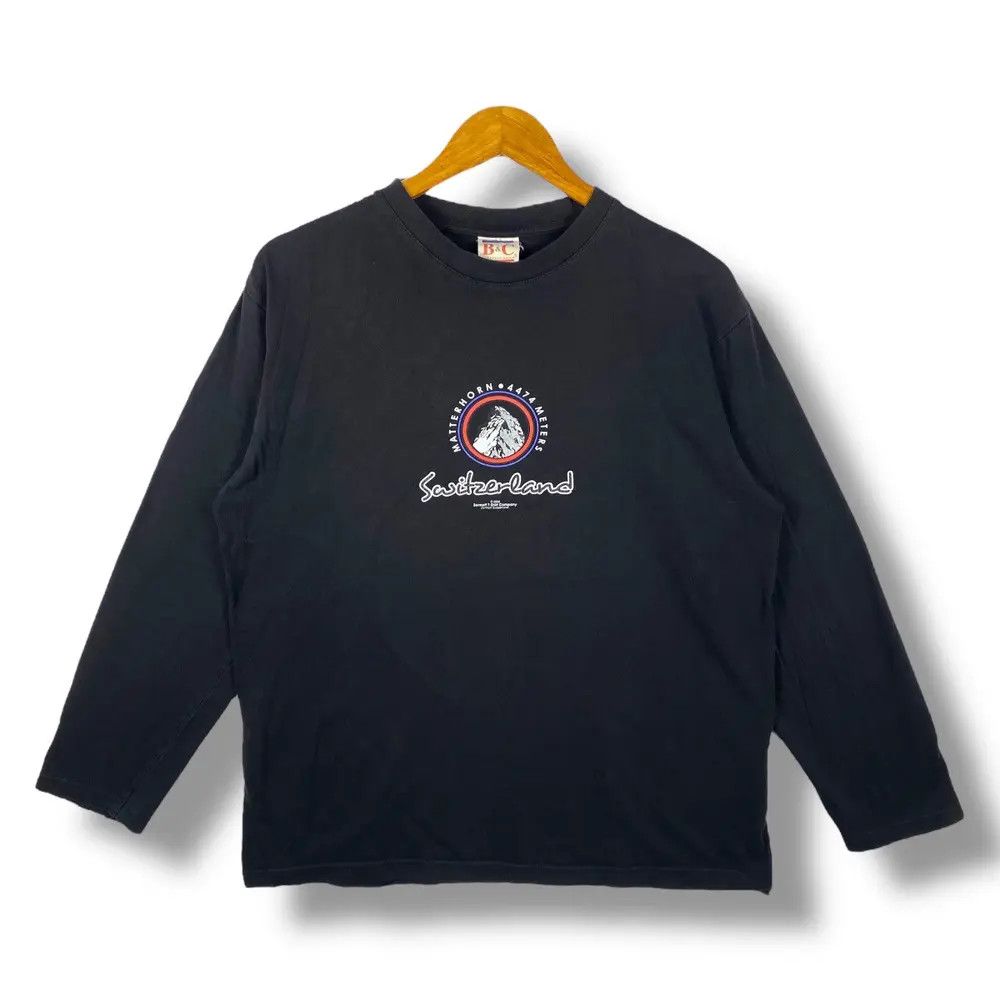 Vintage Vintage 00's MATTERHORN 4474 METERS Switzerland Long Sleeve Size US M / EU 48-50 / 2 - 1 Thumbnail